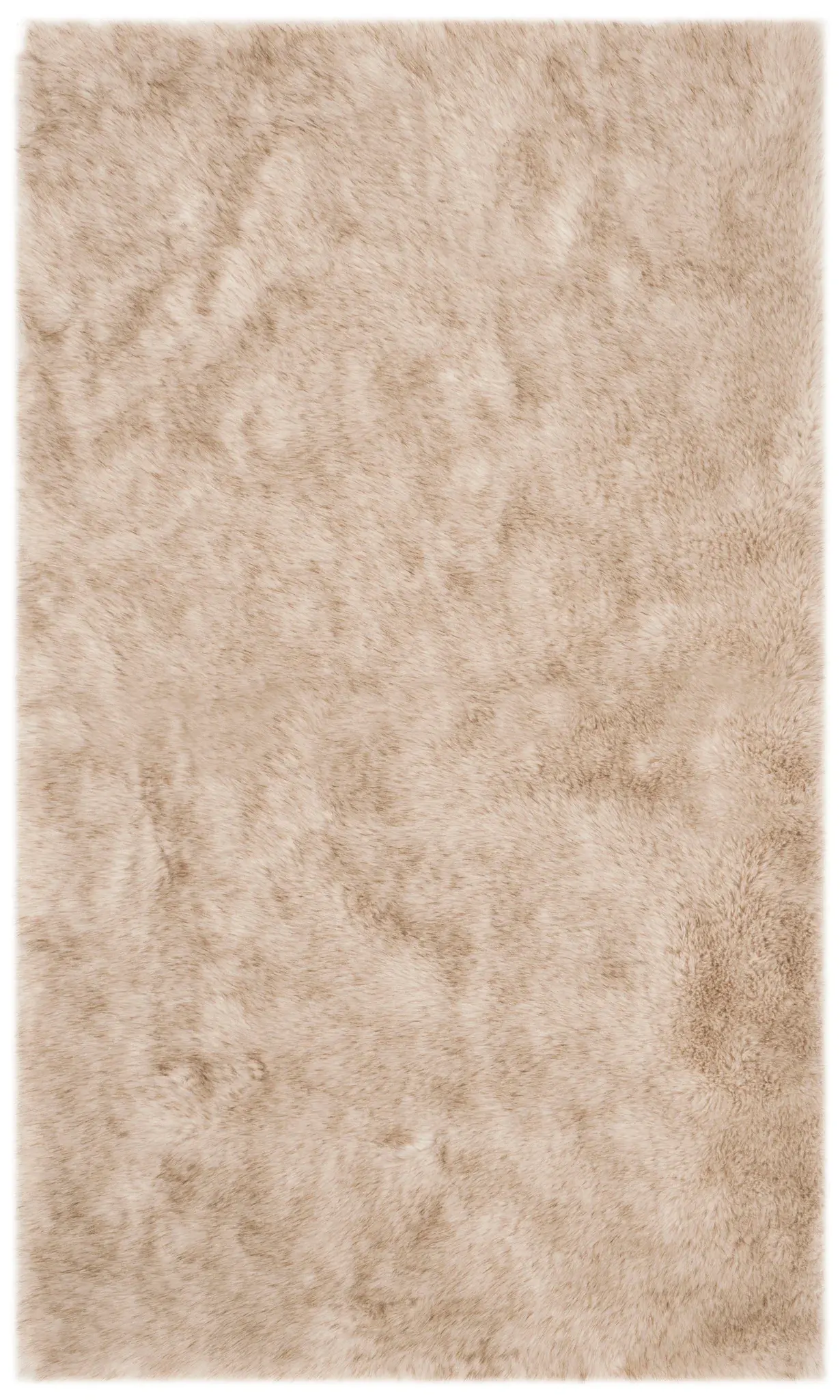 Faux Sheep Skin Solid Shag Rug