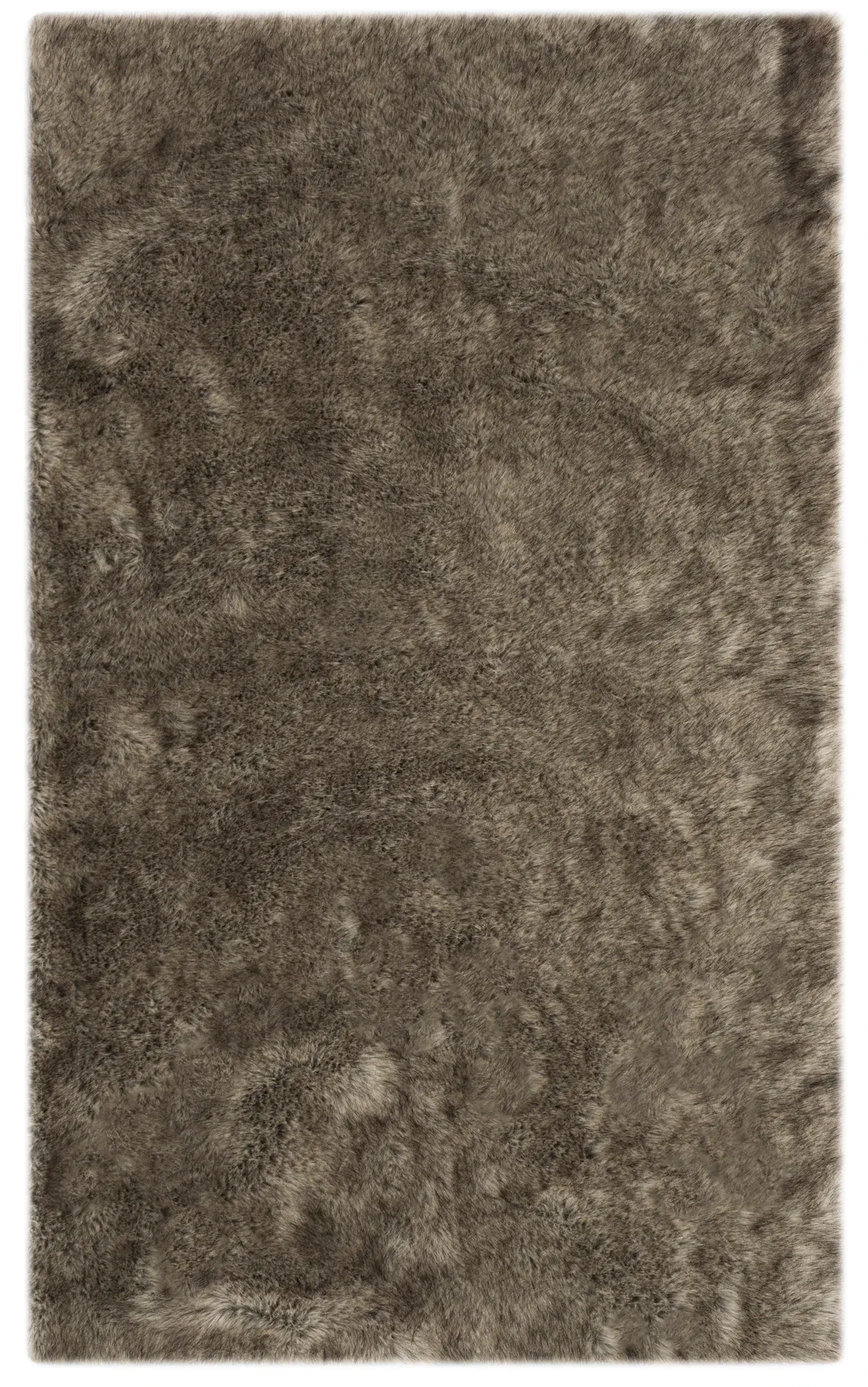 Faux Sheep Skin Solid Shag Rug