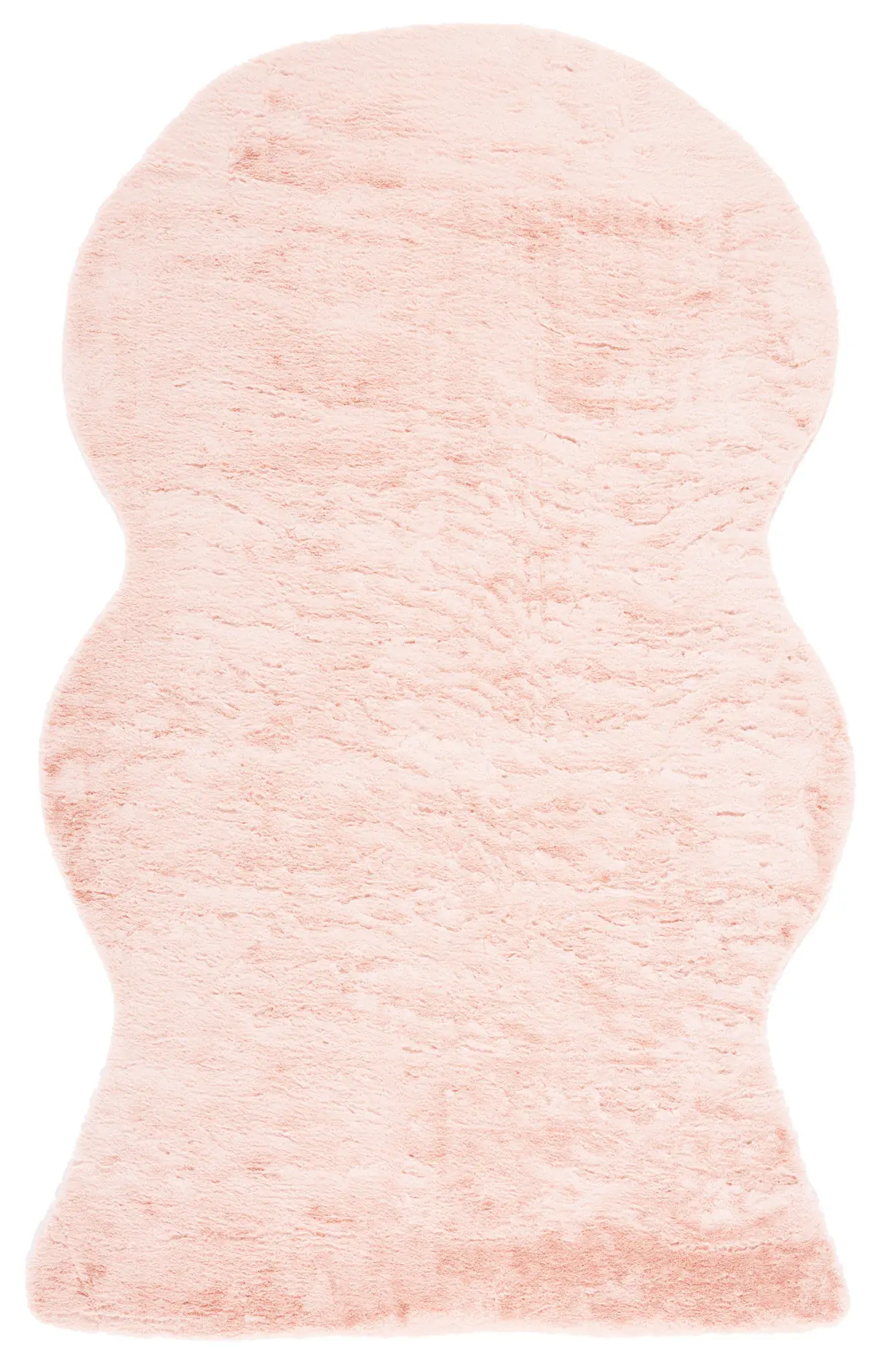 Faux Sheep Skin Scandinavian Solid Shag Rug