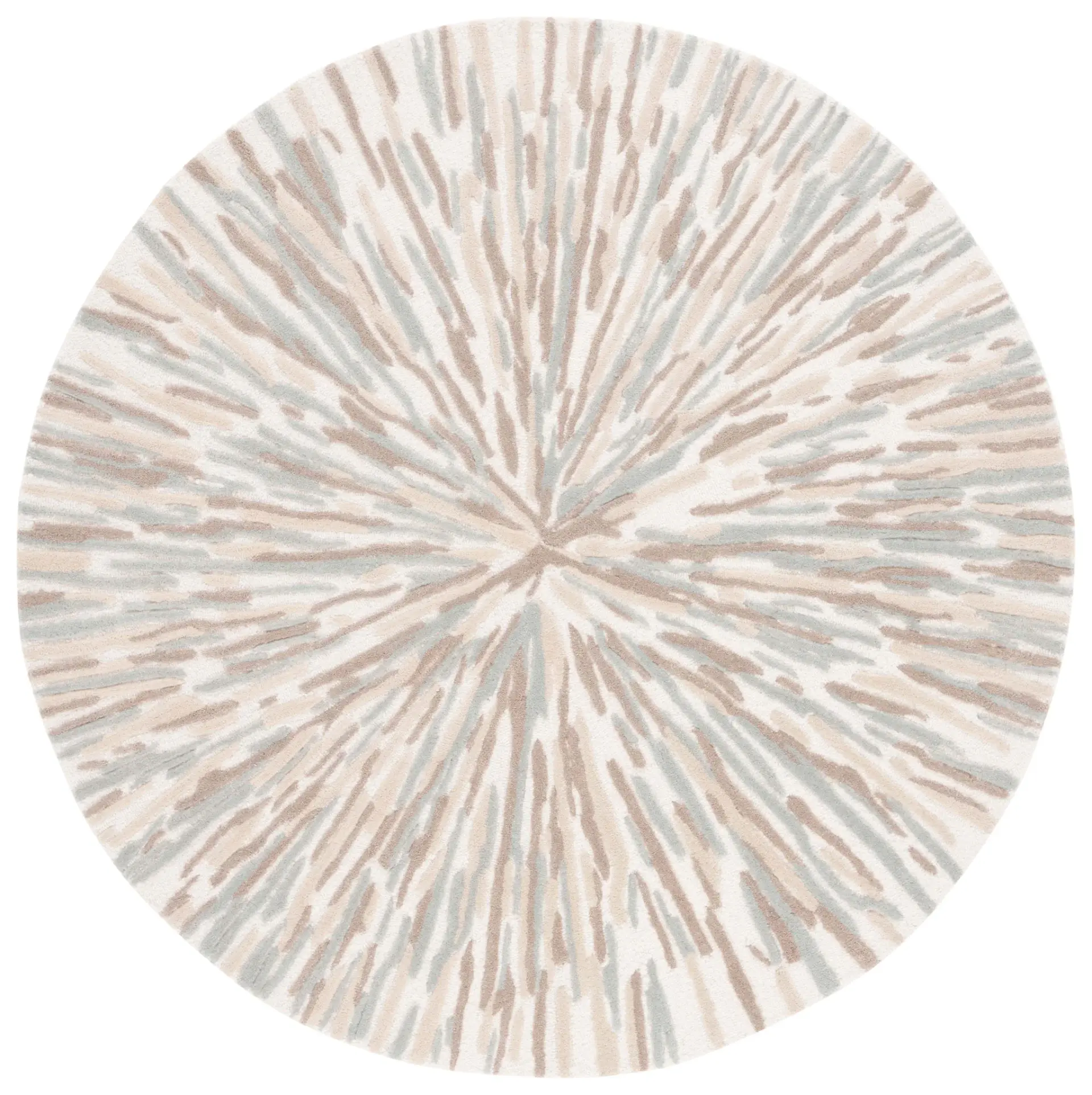 Fifth Avenue Radial Burst Hand-Tufted Wool Rug