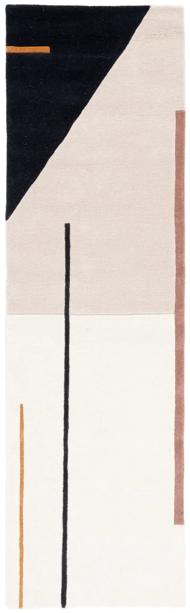 Fifth Avenue Abstract Block Hand-Tufted Wool Rug