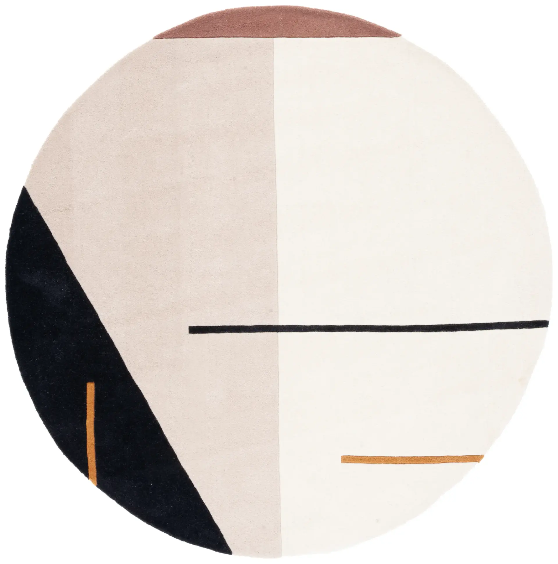 Fifth Avenue Abstract Block Hand-Tufted Wool Rug