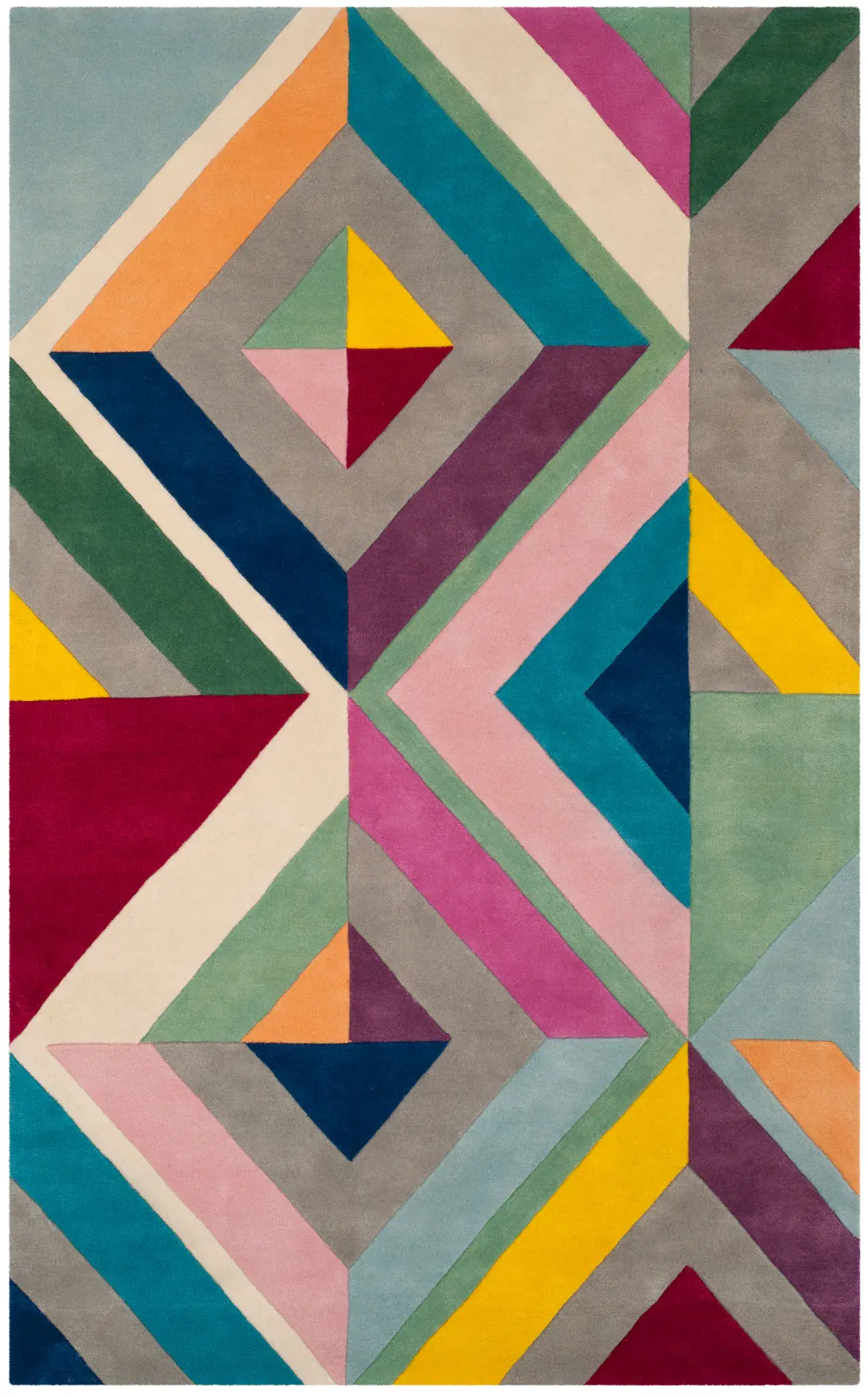 Fifth Avenue Geometric Hand-Tufted Wool Rug