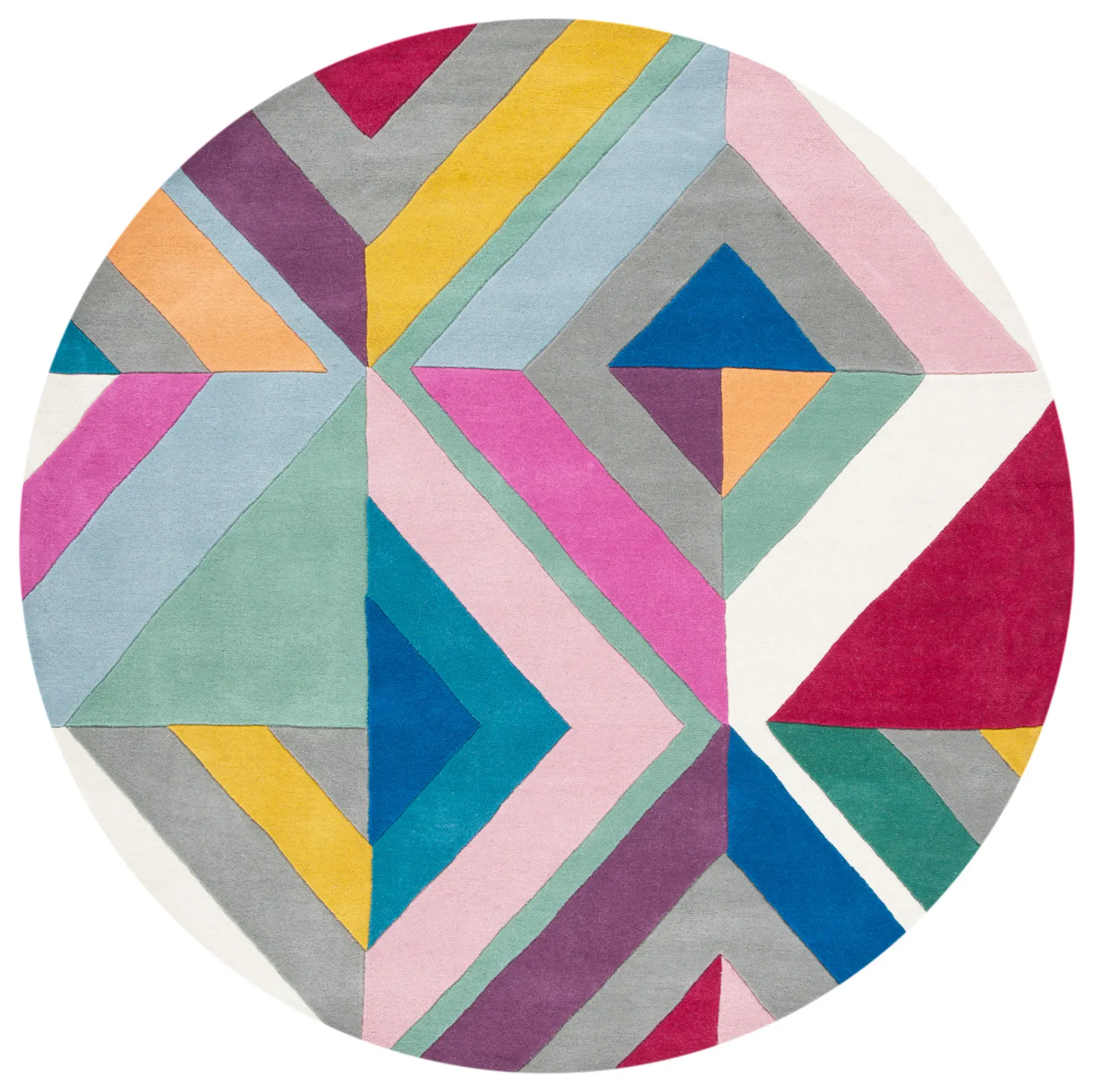 Fifth Avenue Geometric Hand-Tufted Wool Rug