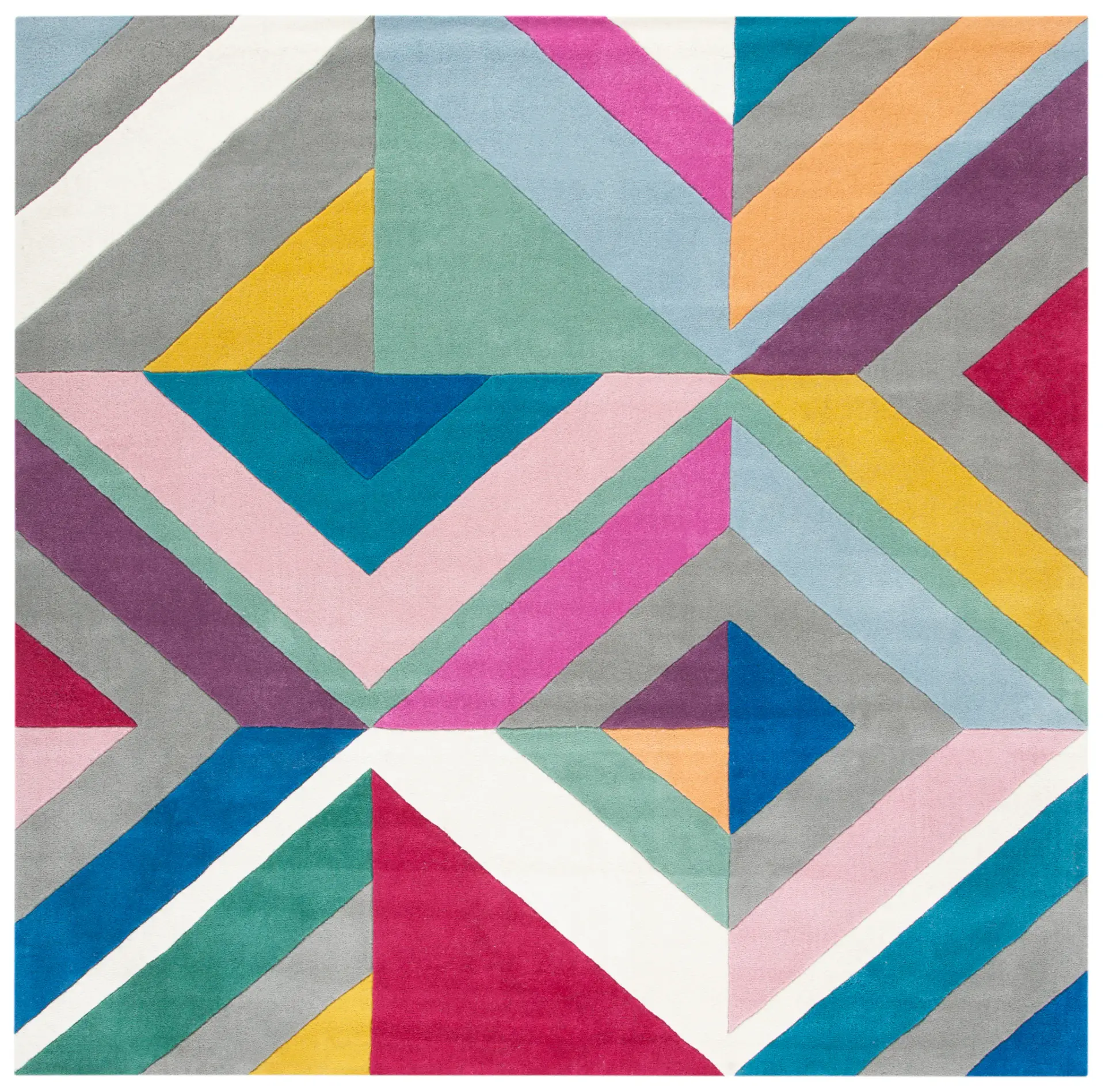 Fifth Avenue Geometric Hand-Tufted Wool Rug