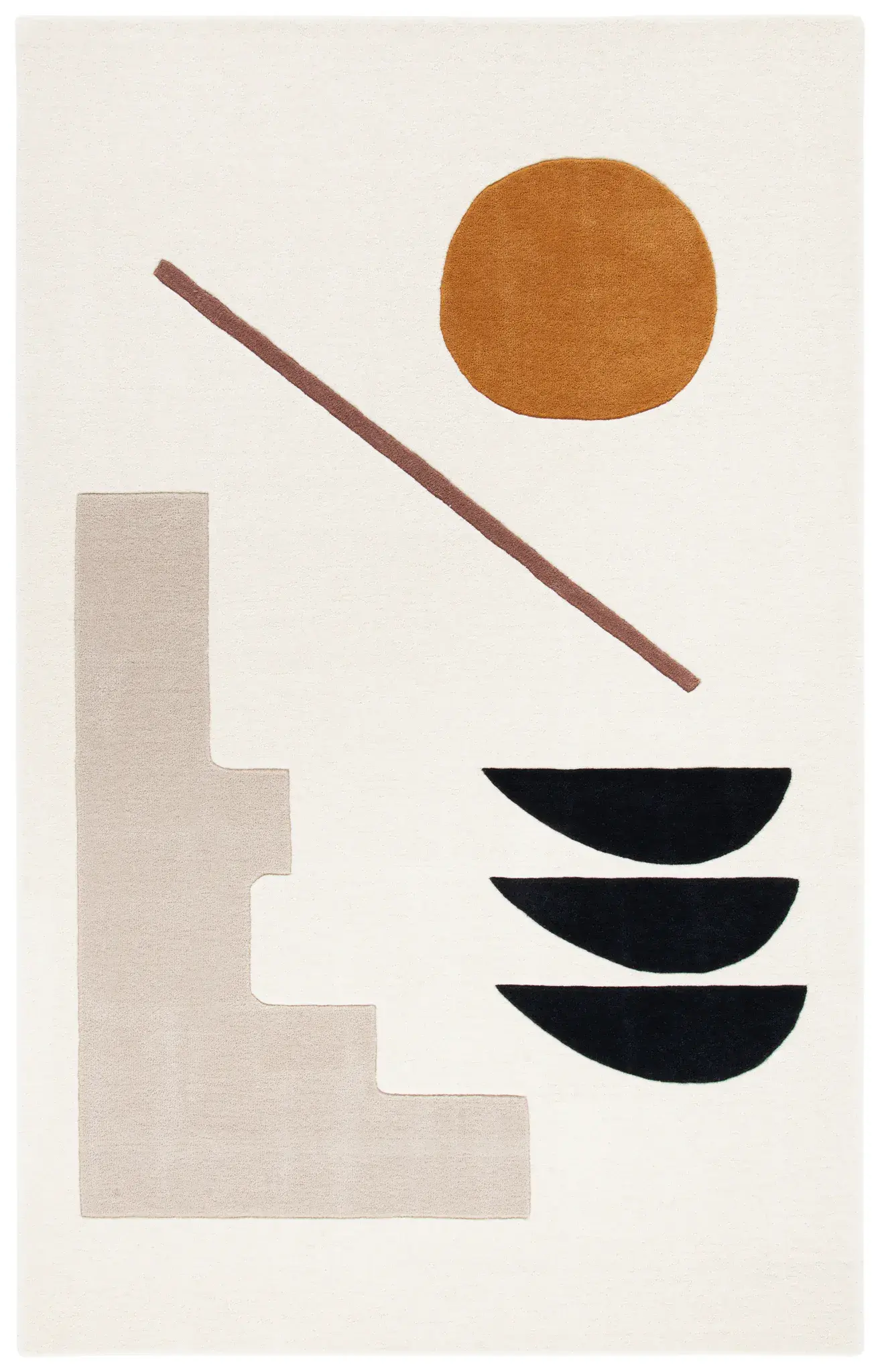 Fifth Avenue Abstract Hand-Tufted Wool Rug