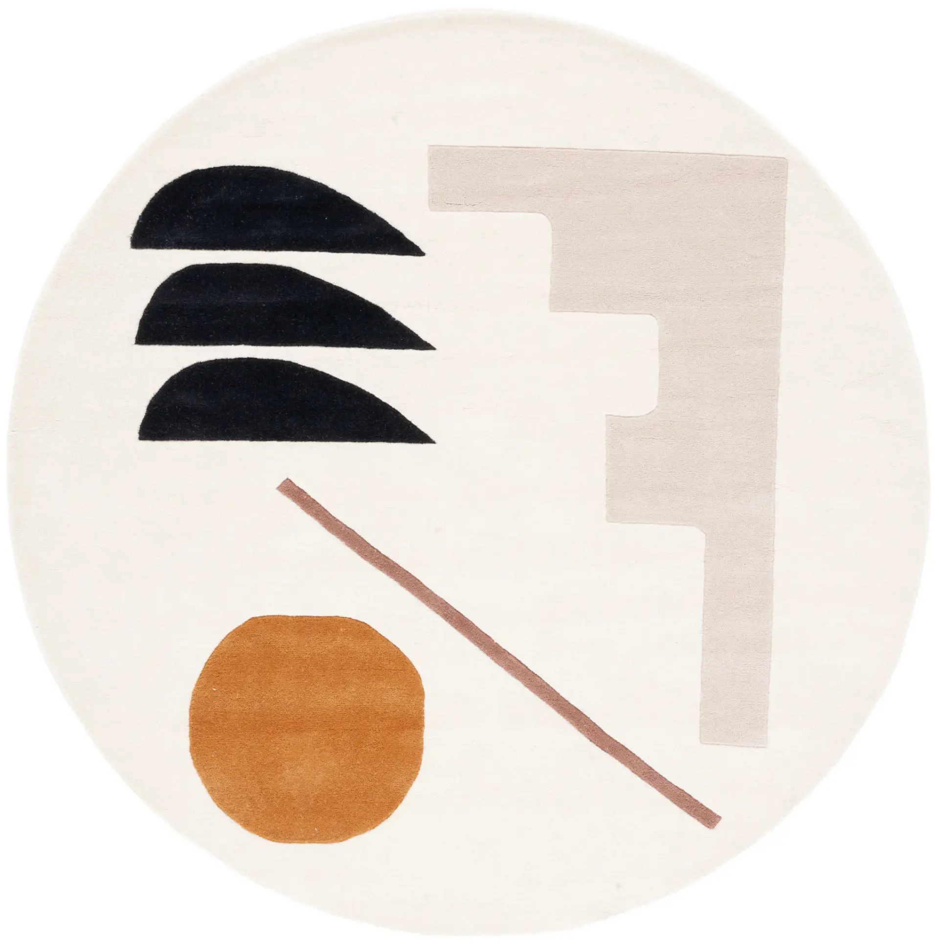 Fifth Avenue Abstract Hand-Tufted Wool Rug