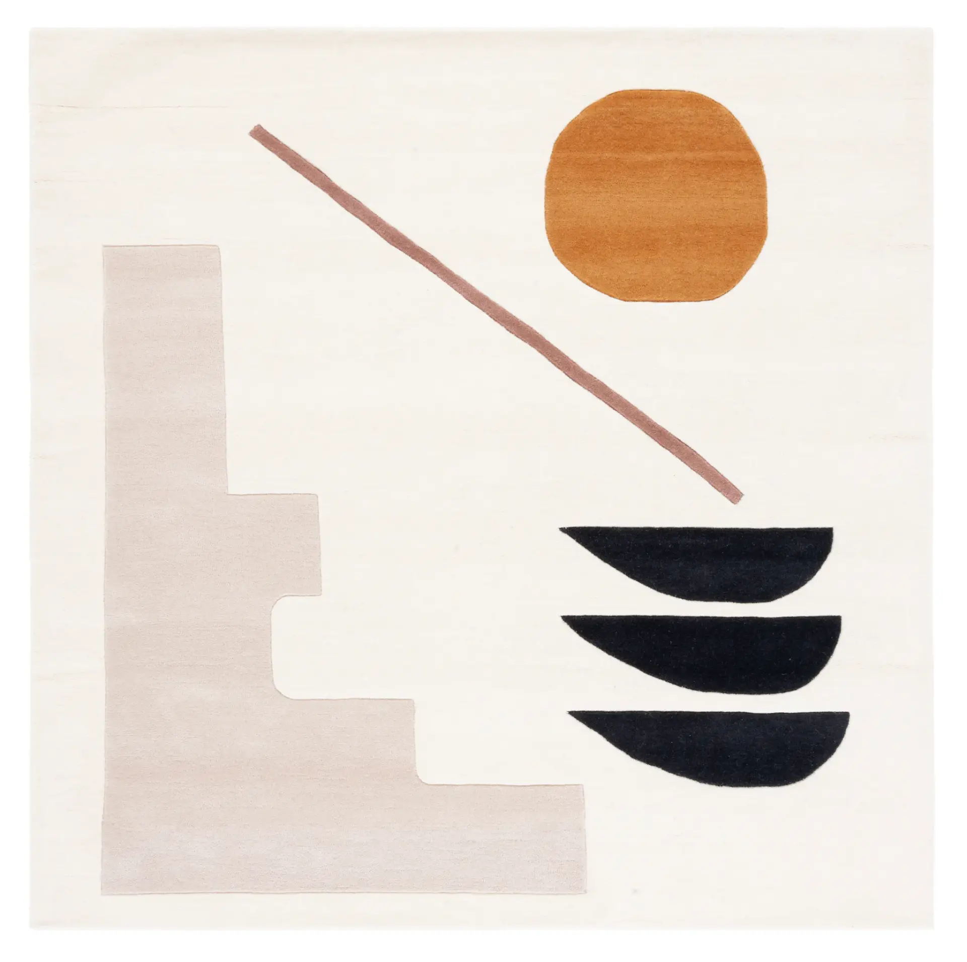 Fifth Avenue Abstract Hand-Tufted Wool Rug
