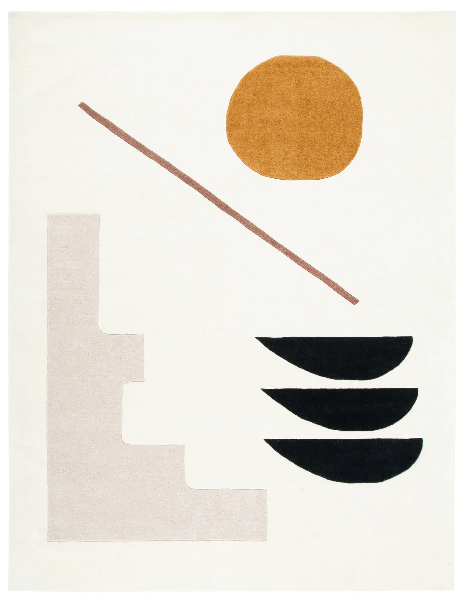 Fifth Avenue Abstract Hand-Tufted Wool Rug