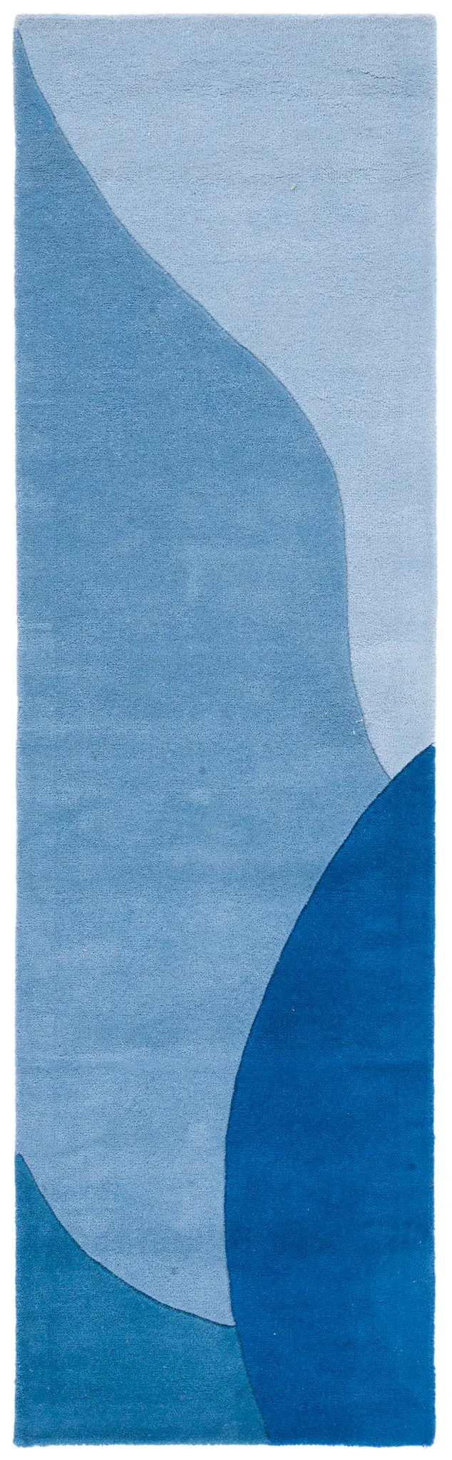 Fifth Avenue Curved Blocks Hand-Tufted Wool Rug