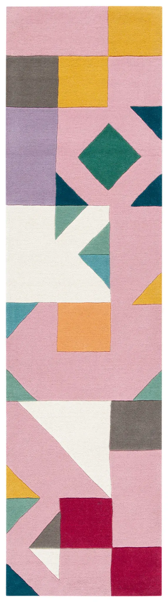 Fifth Avenue Color-Block Hand-Tufted Wool Rug