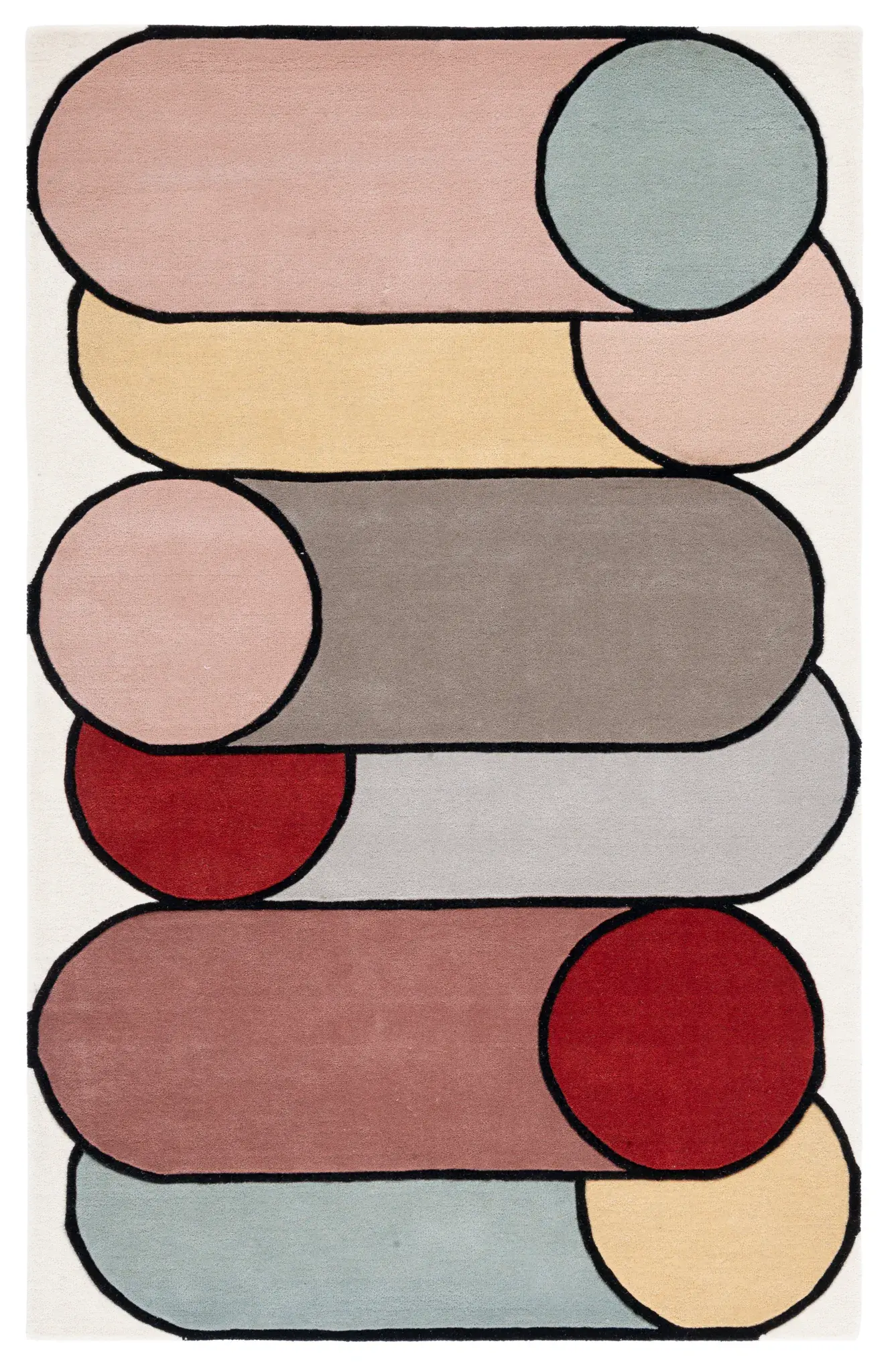 Fifth Avenue Stacked Capsule Hand-Tufted Wool Rug