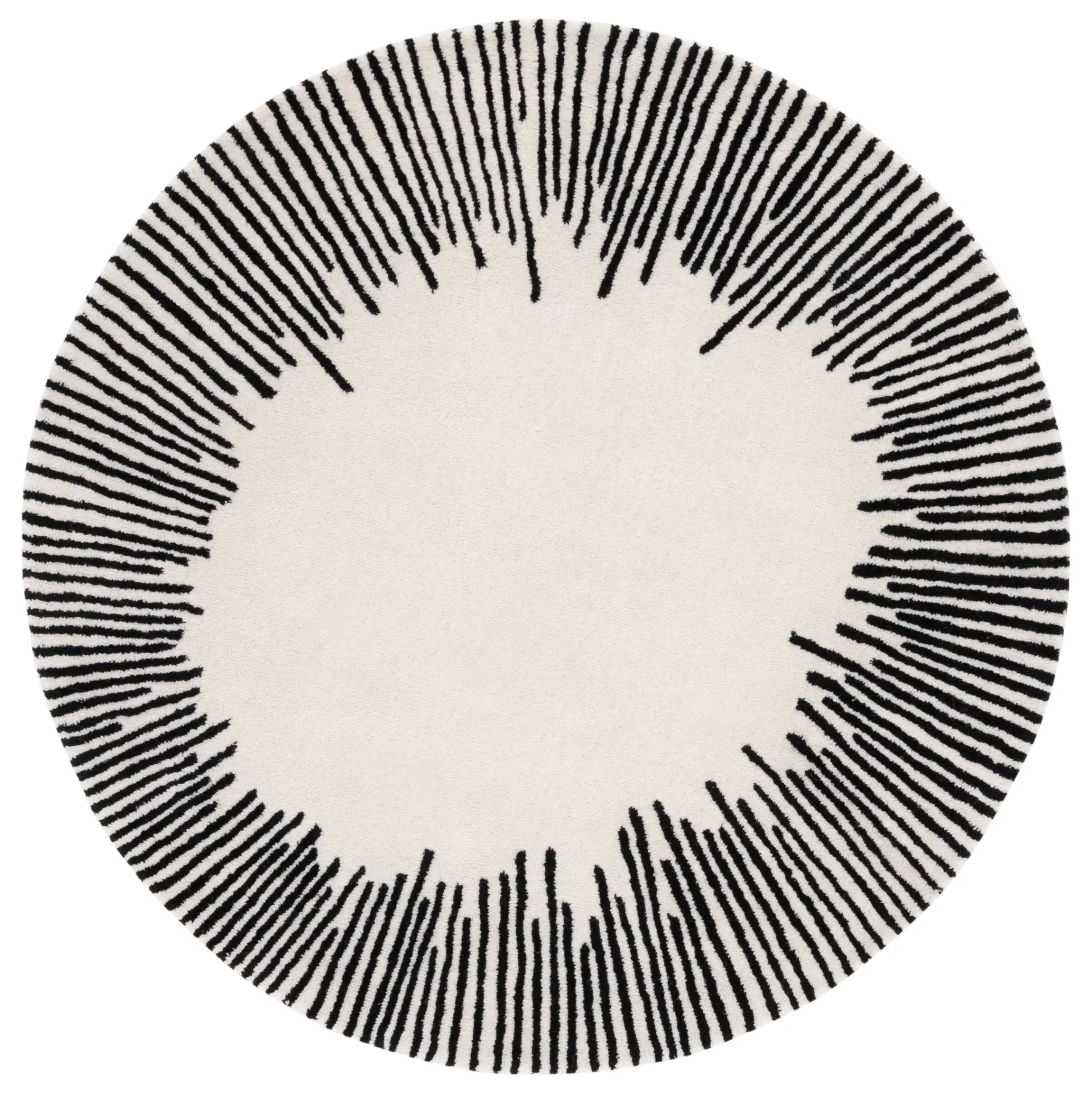 Fifth Avenue Sunburst Hand-Tufted Wool Rug