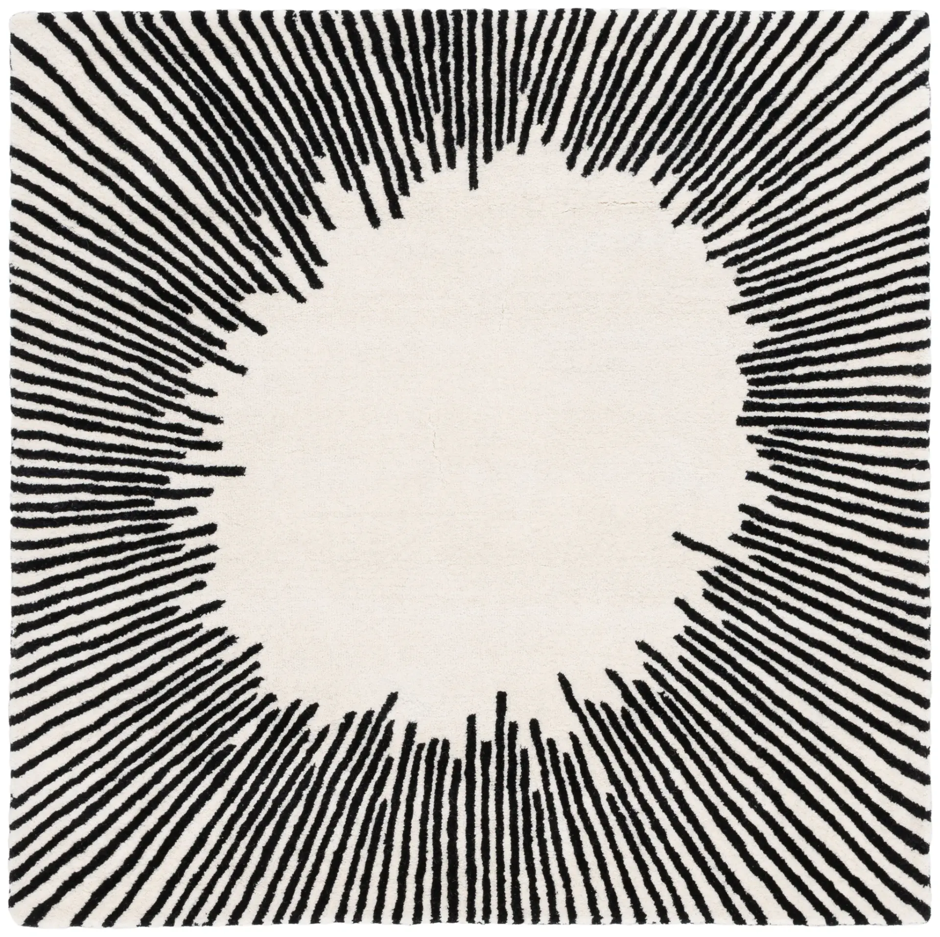 Fifth Avenue Sunburst Hand-Tufted Wool Rug