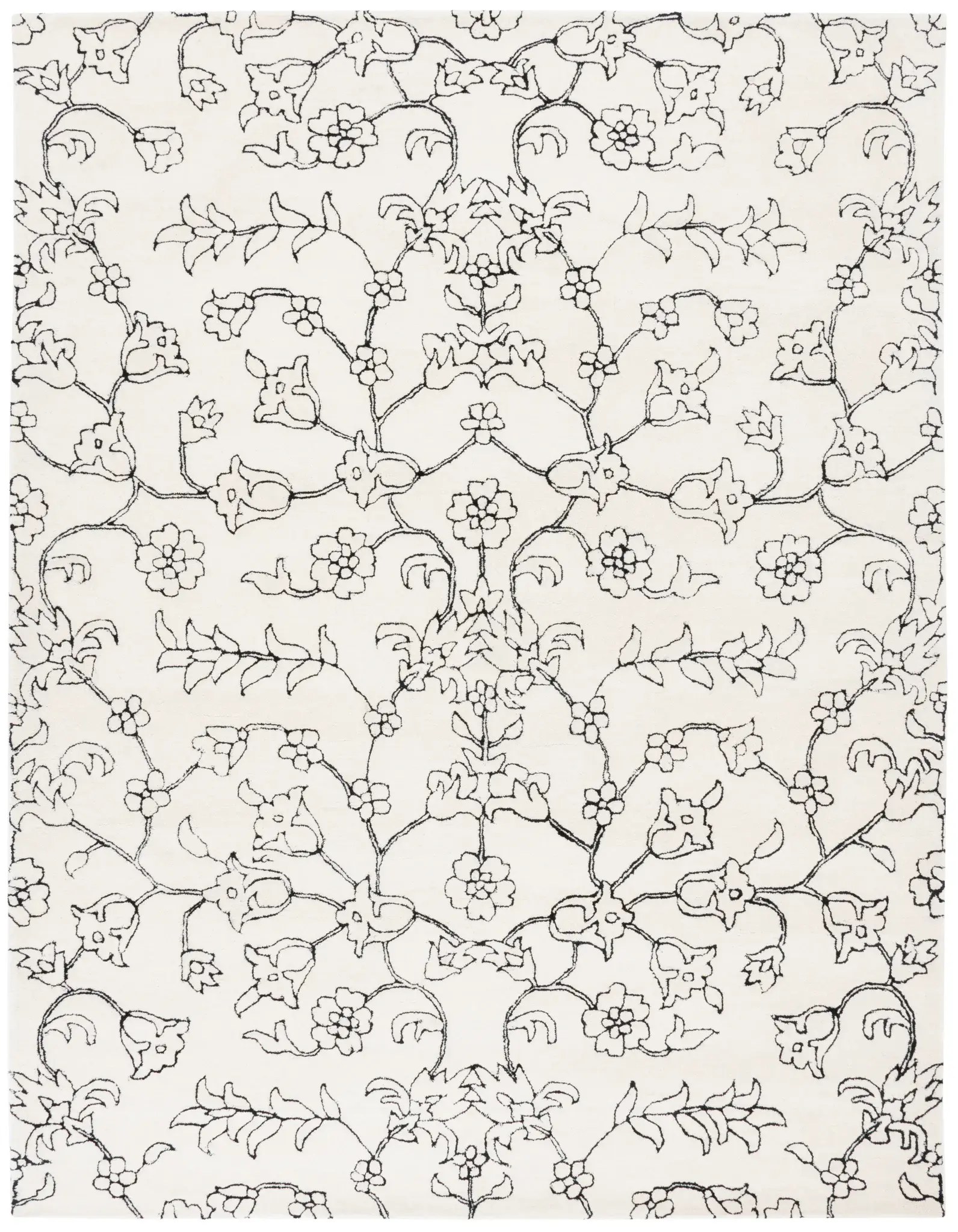 Fifth Avenue Botanical Vine Hand-Tufted Wool Rug