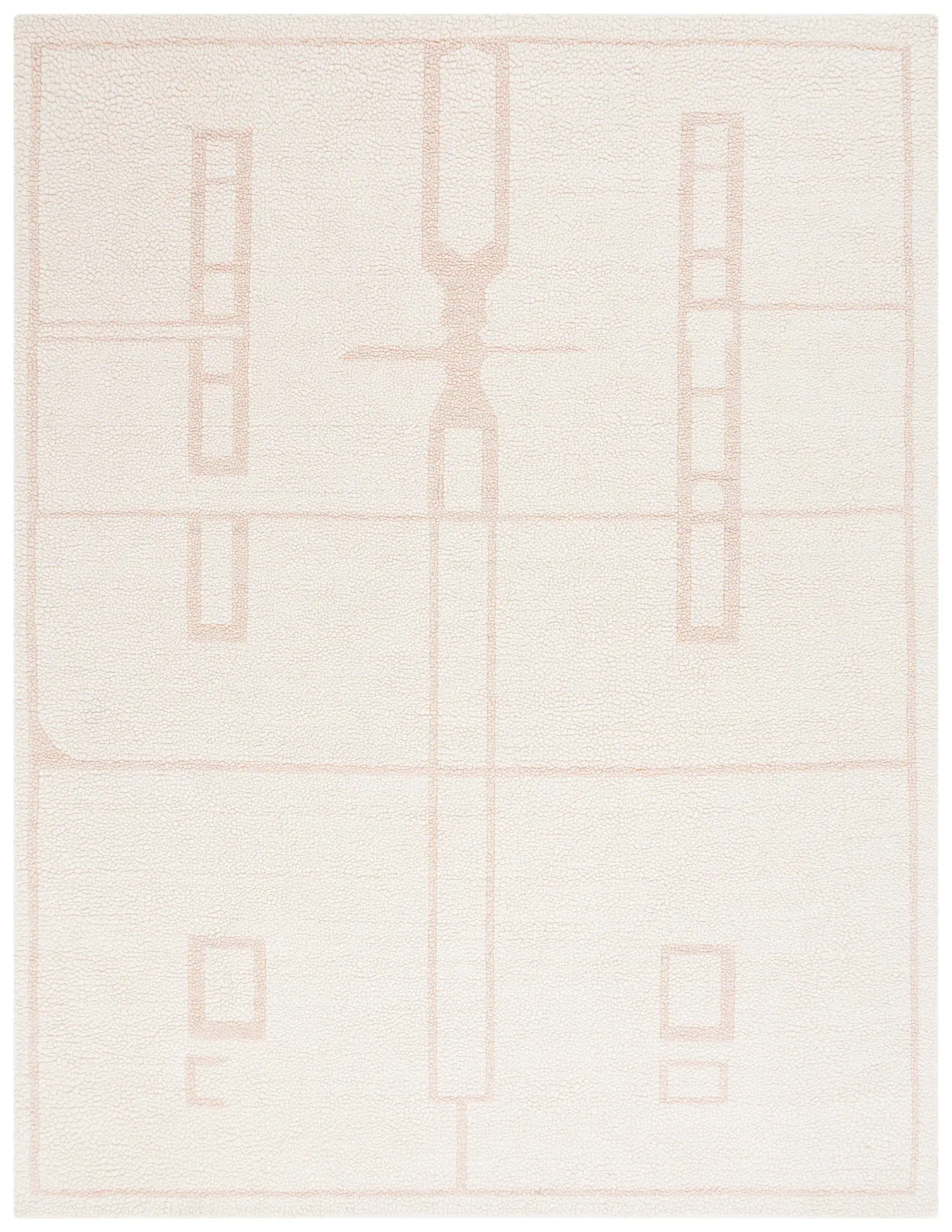 Fifth Avenue Architectural Line Hand-Tufted Wool Blend Rug