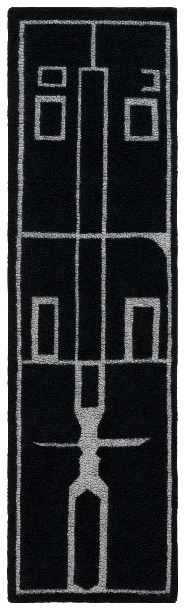 Fifth Avenue Architectural Line Hand-Tufted Wool Blend Rug