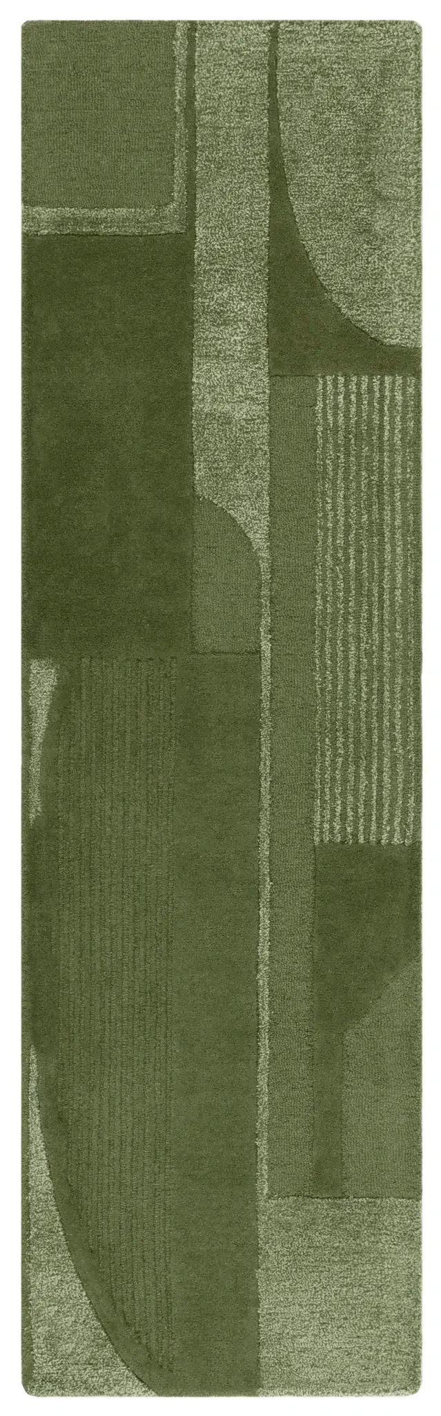 Fifth Avenue Linear Abstract Block Hand-Tufted Rug
