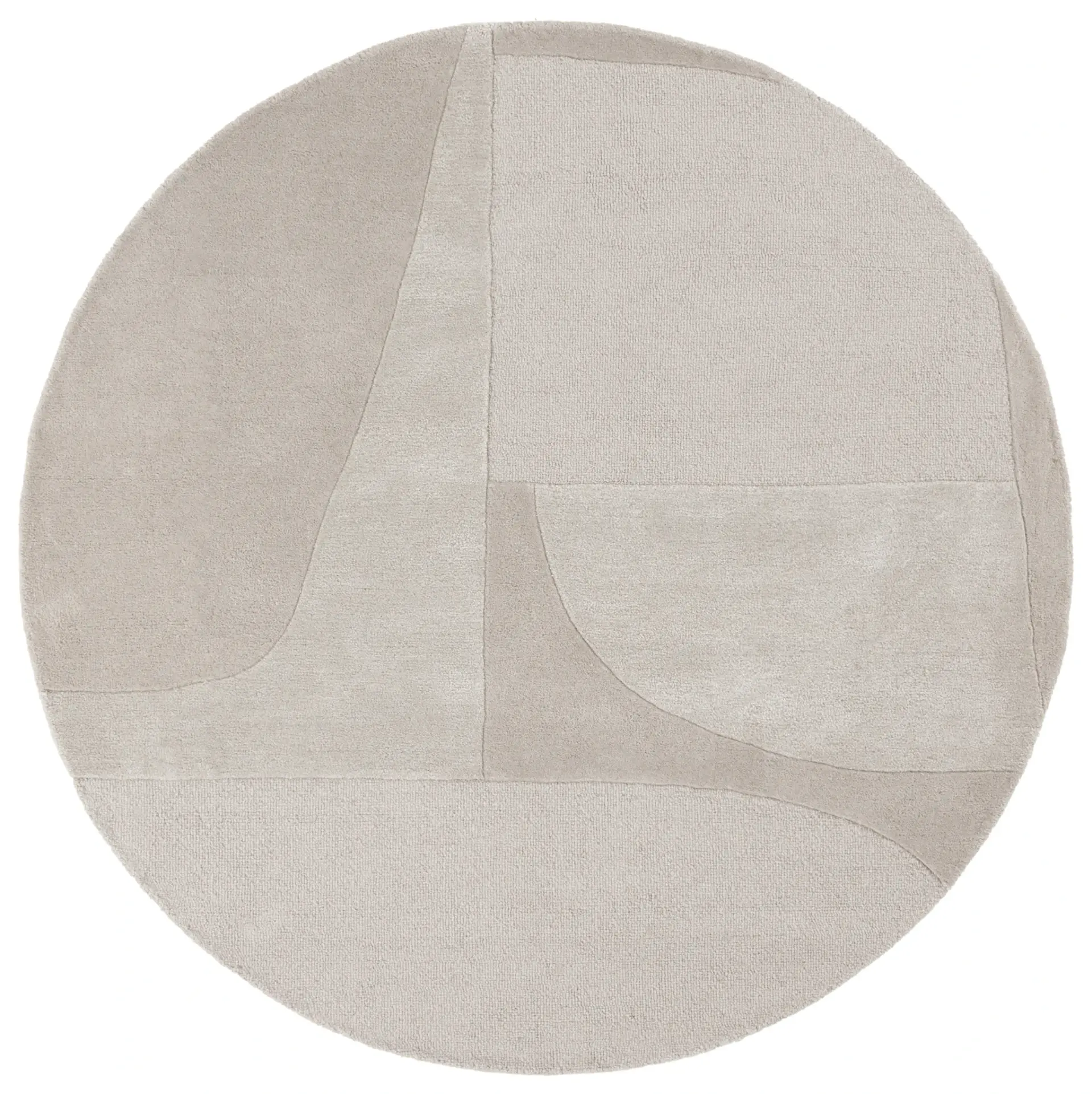 Fifth Avenue Curved Blocks Hand-Tufted Rug
