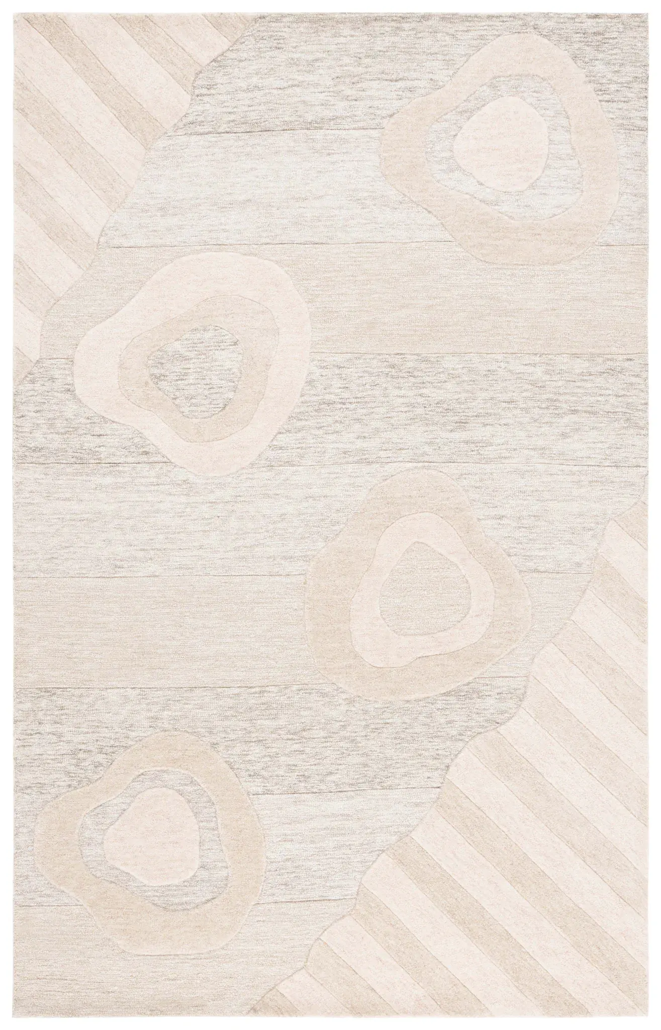 Fifth Avenue Abstract Pebble Wool Rug