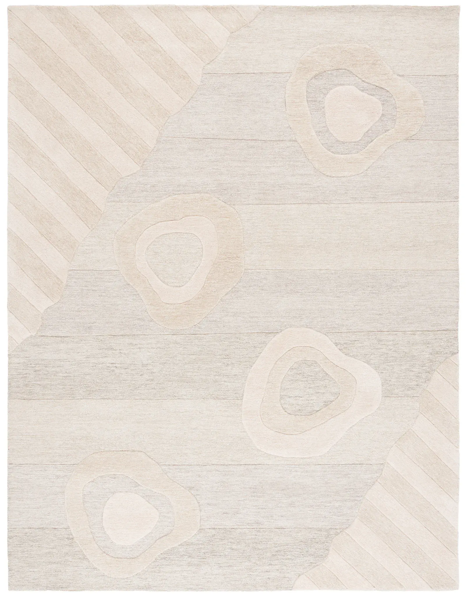 Fifth Avenue Abstract Pebble Wool Rug