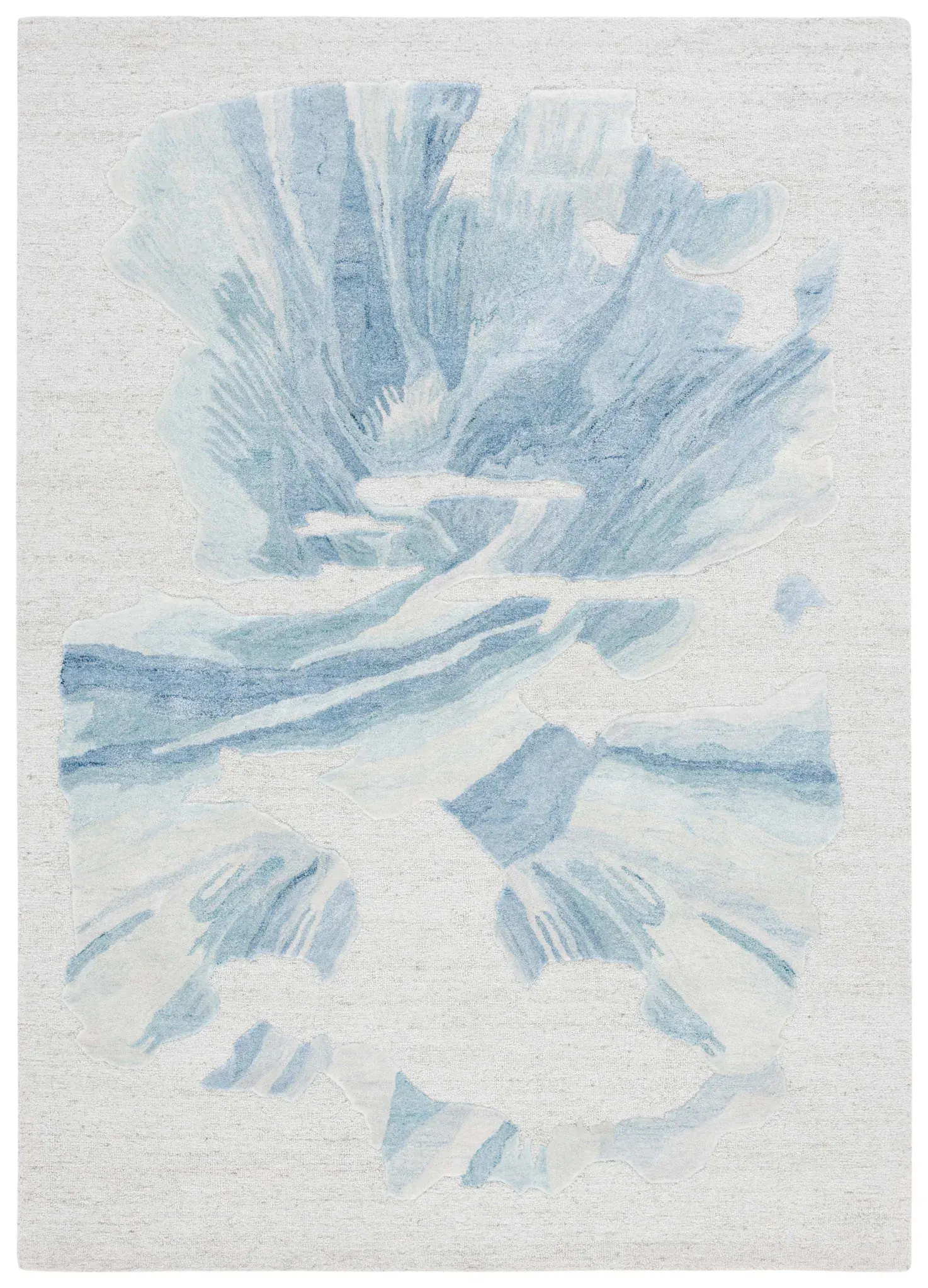 Fifth Avenue Fluid Abstract Hand-Tufted Wool Blend Rug