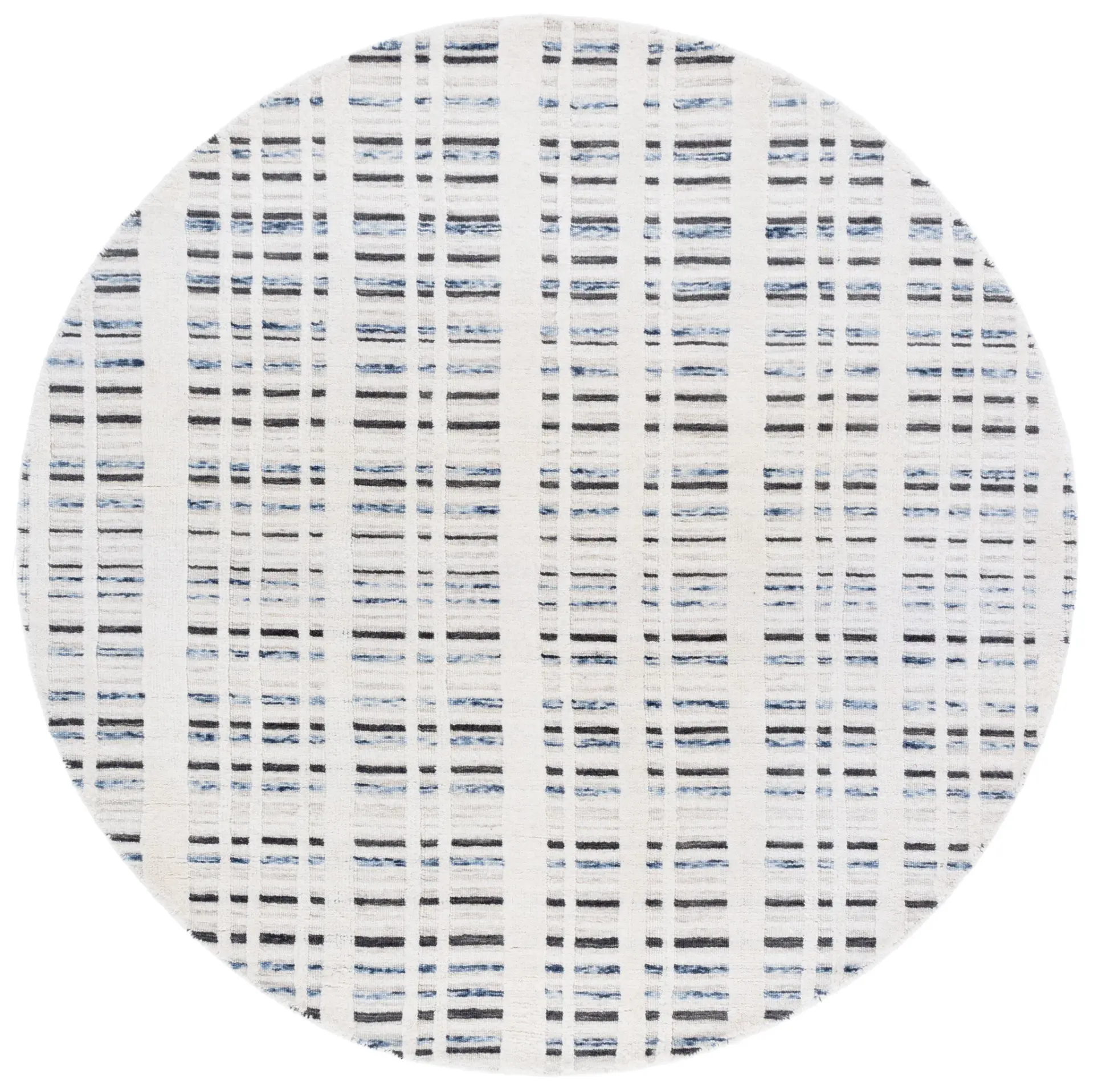 Fifth Avenue Plaid Hand-Loomed Wool Rug