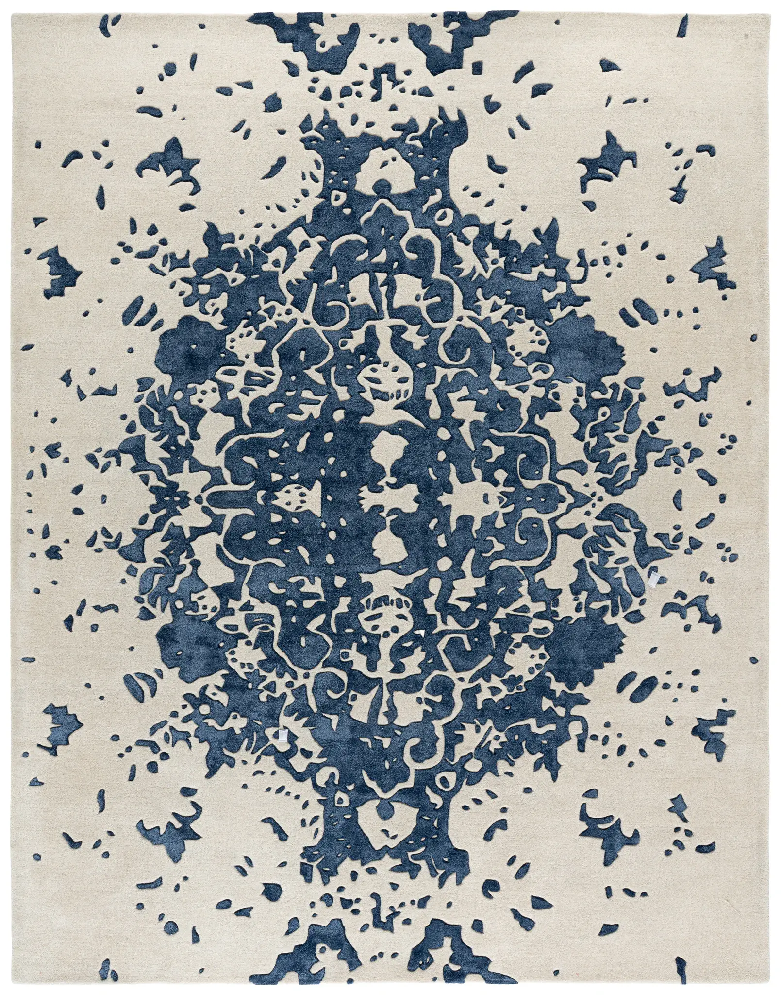 Fifth Avenue Abstract Medallion Hand-Tufted Rug