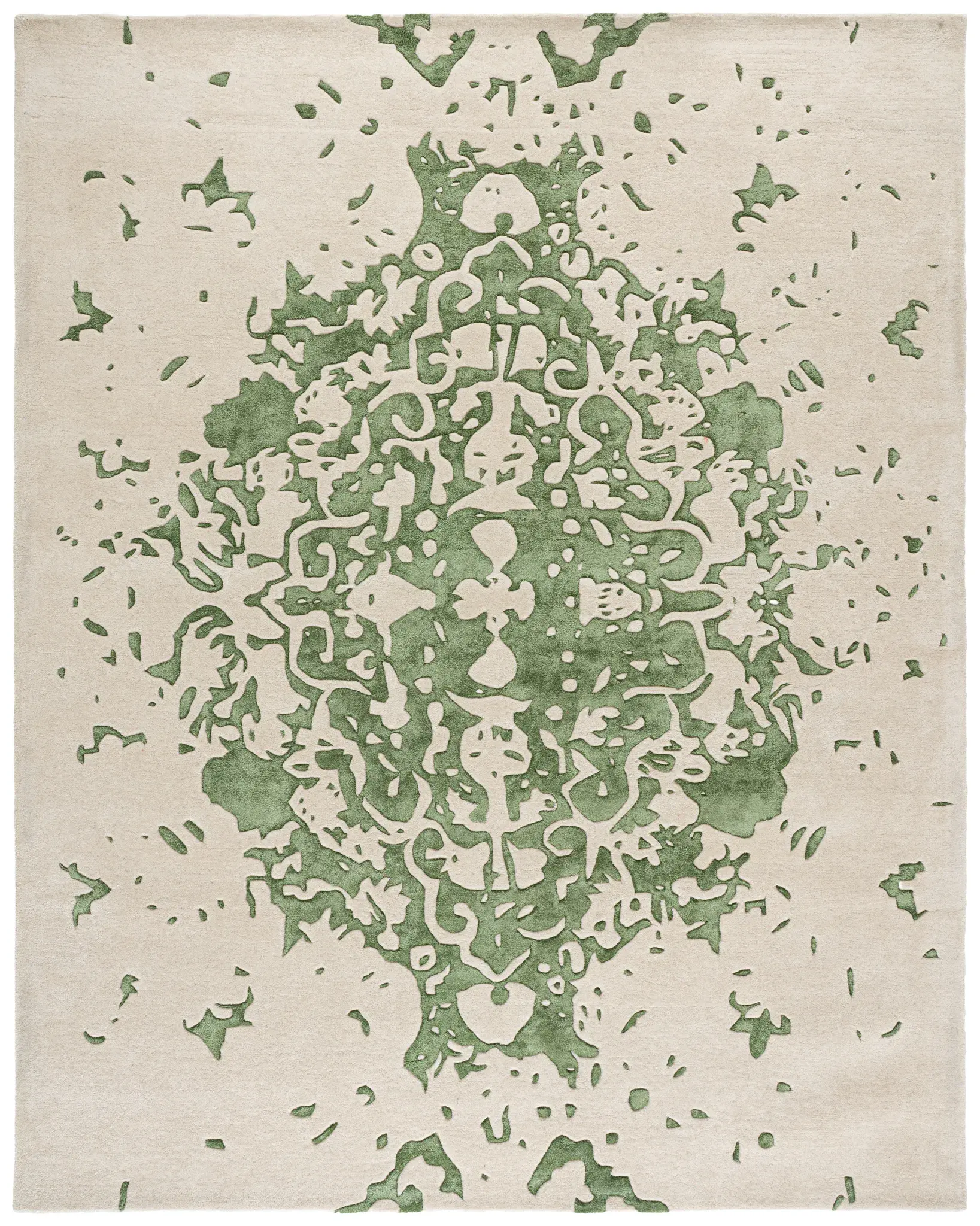 Fifth Avenue Abstract Medallion Hand-Tufted Rug