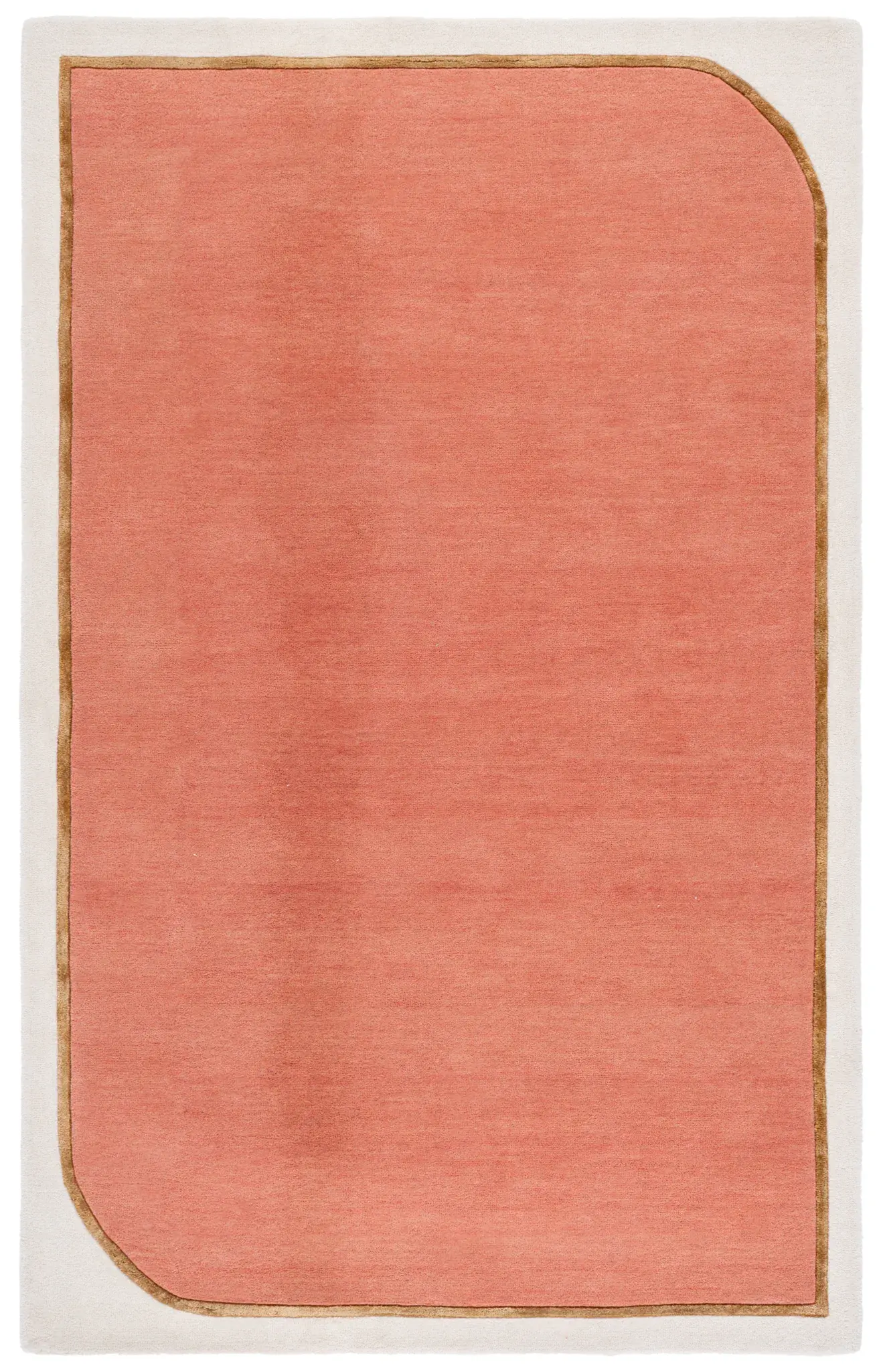 Fifth Avenue Curved Border Hand-Tufted Rug