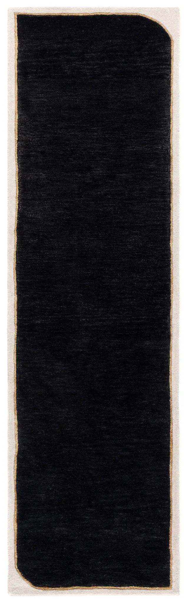 Fifth Avenue Curved Border Hand-Tufted Rug