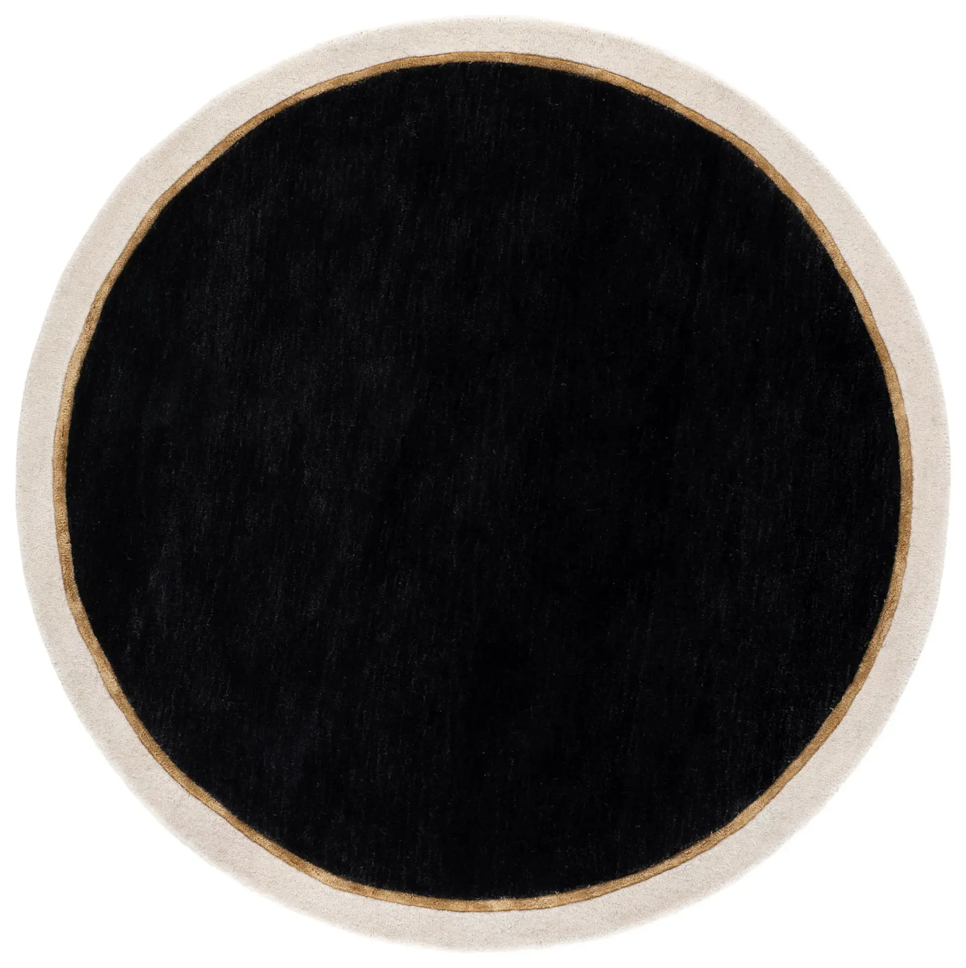 Fifth Avenue Curved Border Hand-Tufted Rug