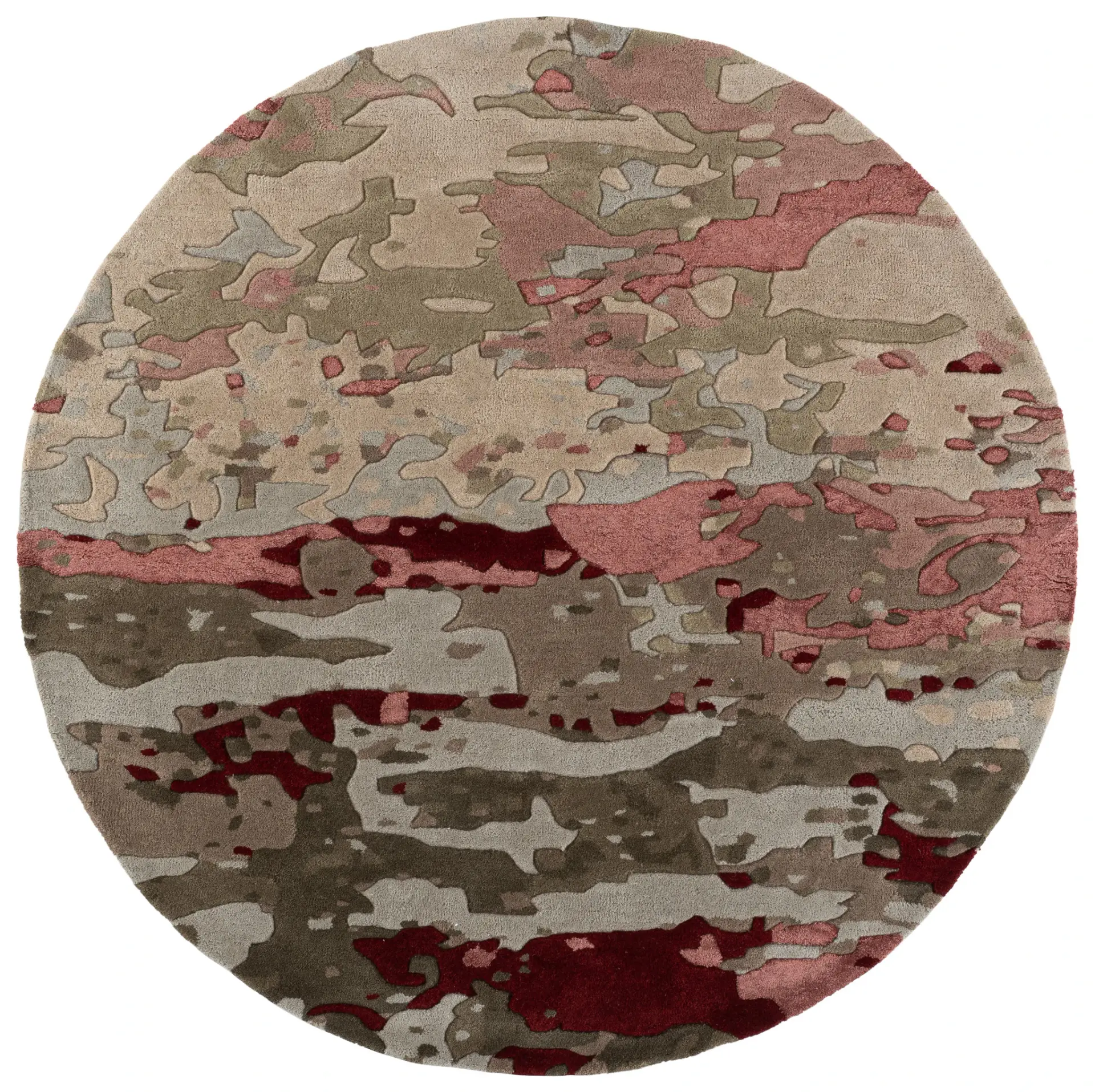 Fifth Avenue Abstract Pools Hand-Tufted Rug