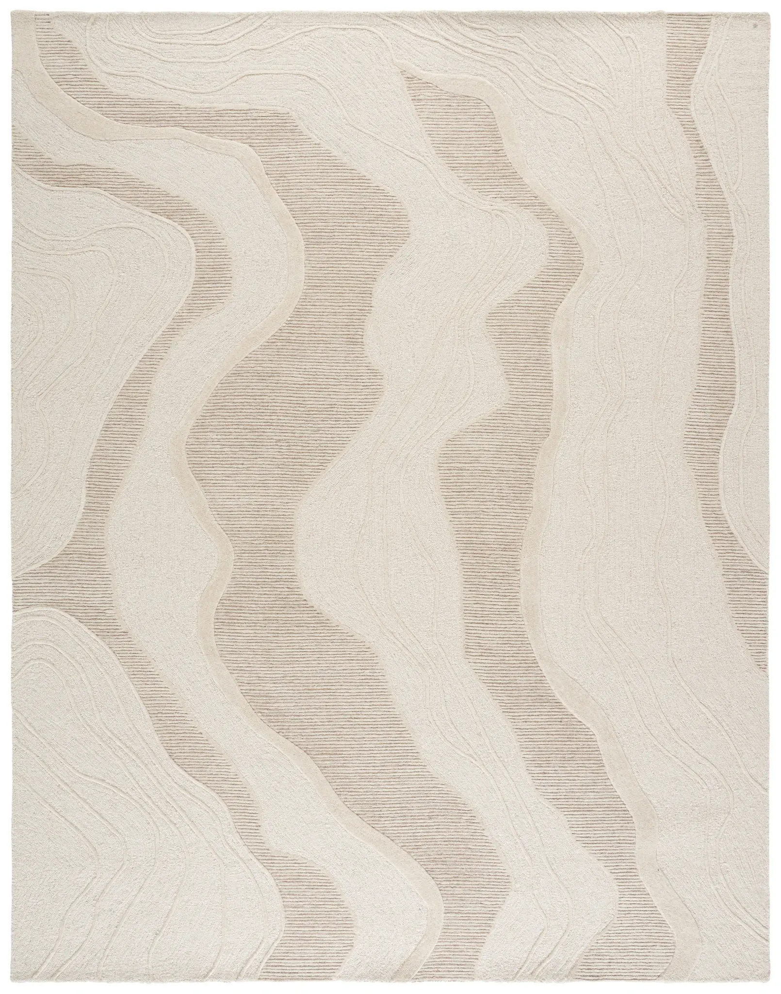 Fifth Avenue Wavy Hand-Tufted Wool Rug