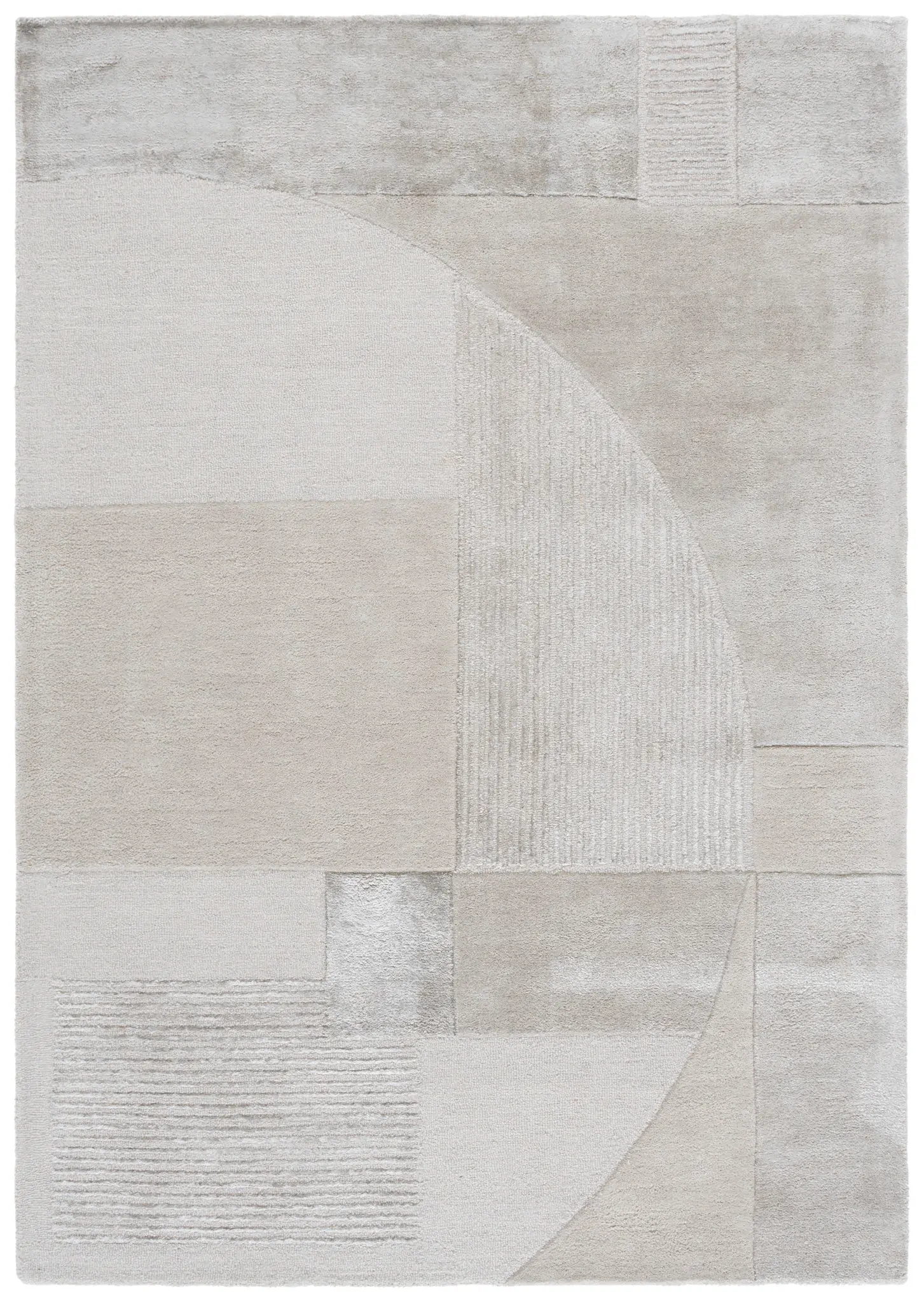 Fifth Avenue Intersecting Arcs Hand-Tufted Rug