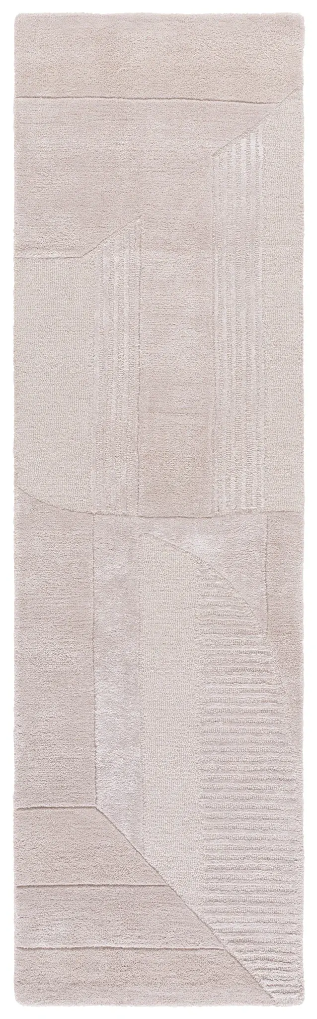 Fifth Avenue Ribbed Geometric Hand-Tufted Rug