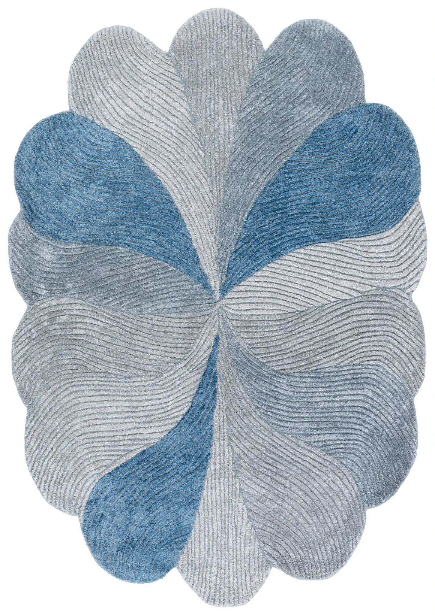 Fifth Avenue Swirl Hand-Tufted Rug