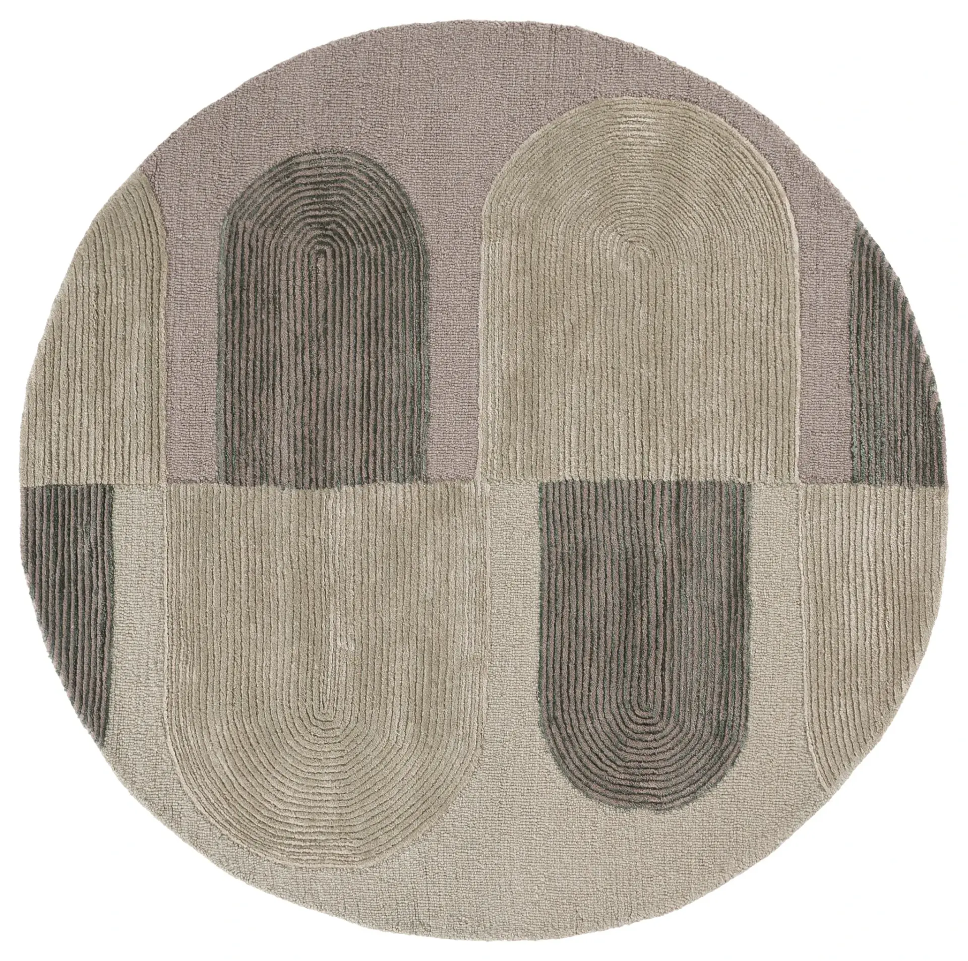Fifth Avenue Arched Hand-Tufted Rug