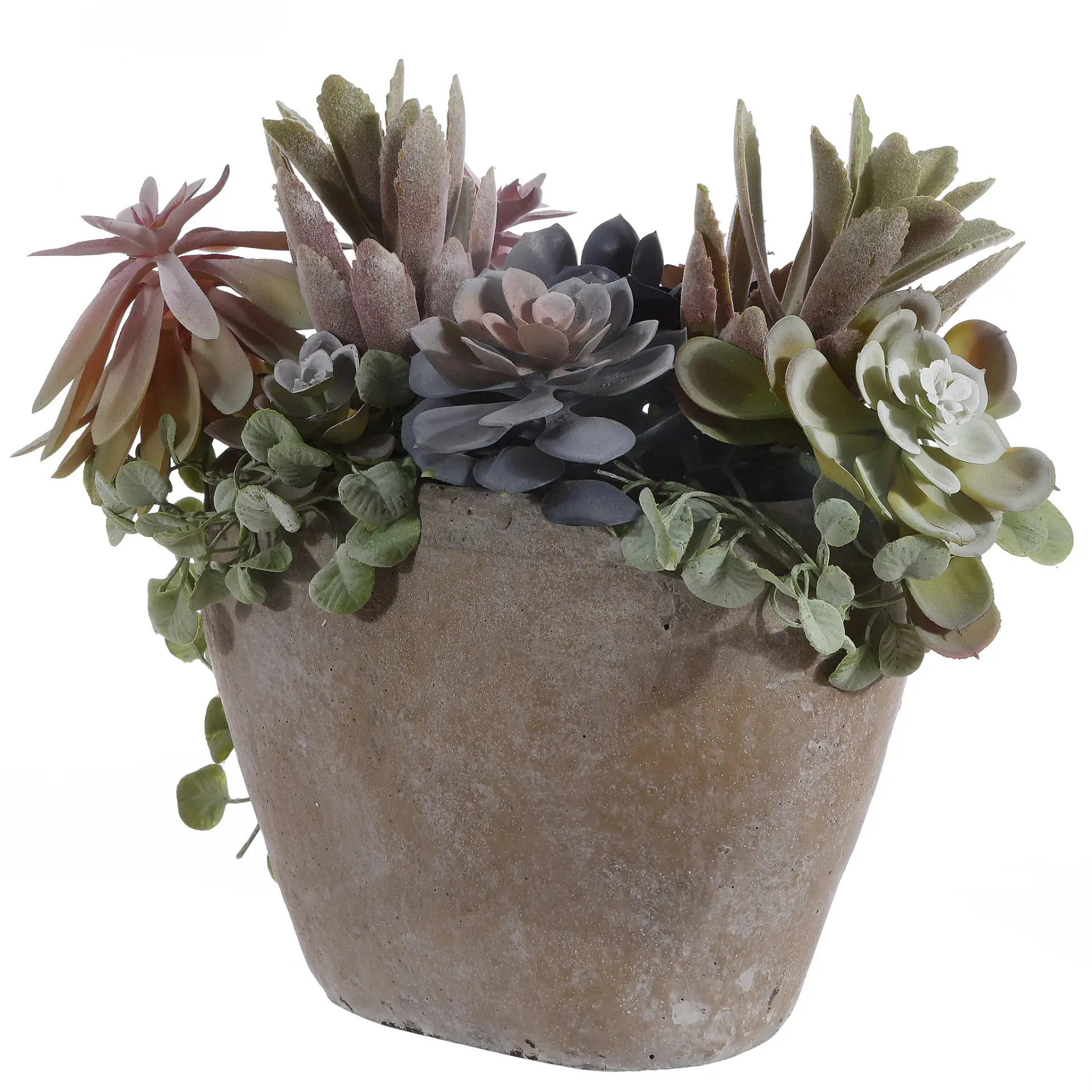 Faux 13" Potted Succulent Plan