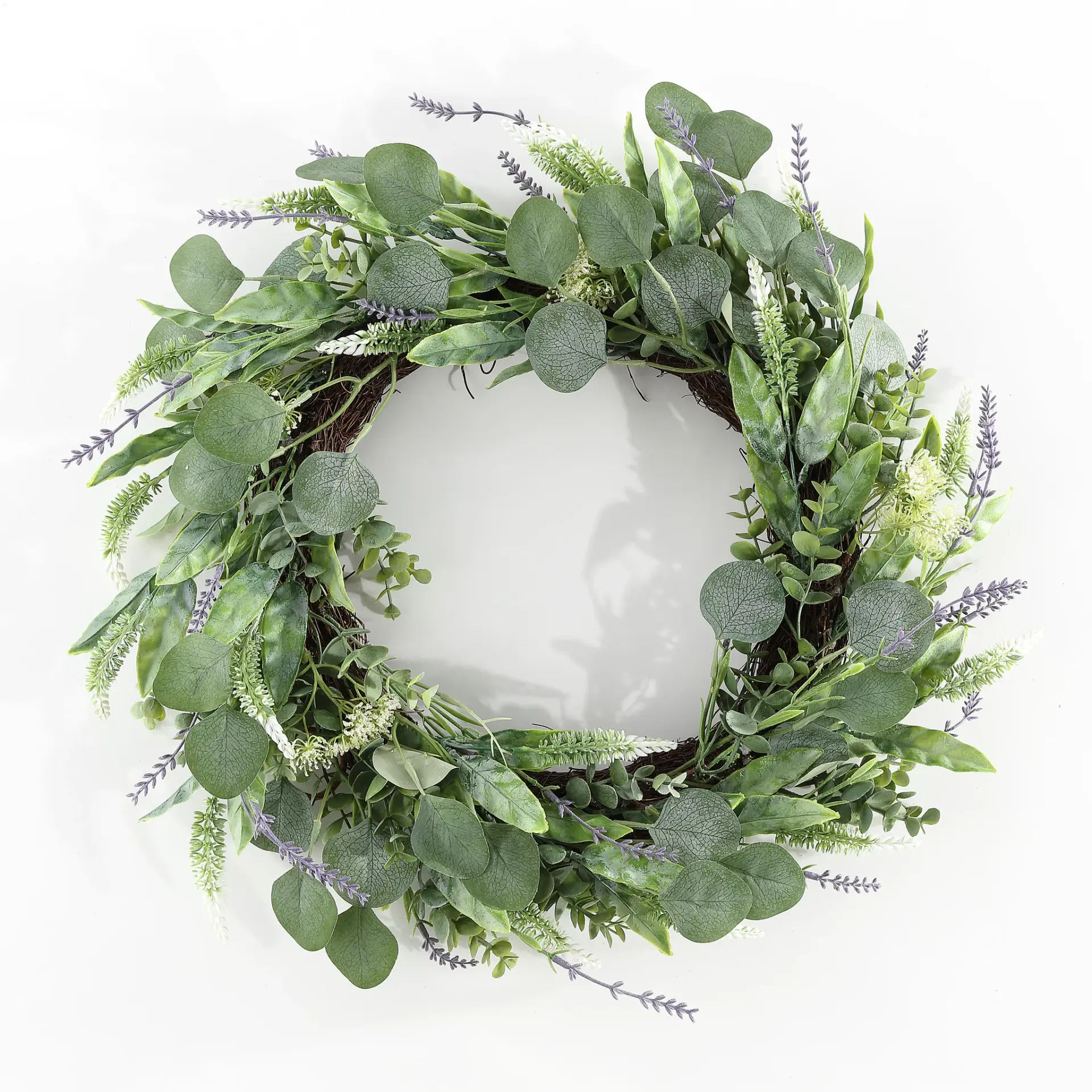 Faux 22" Eucalyptus & Fennel Wreath