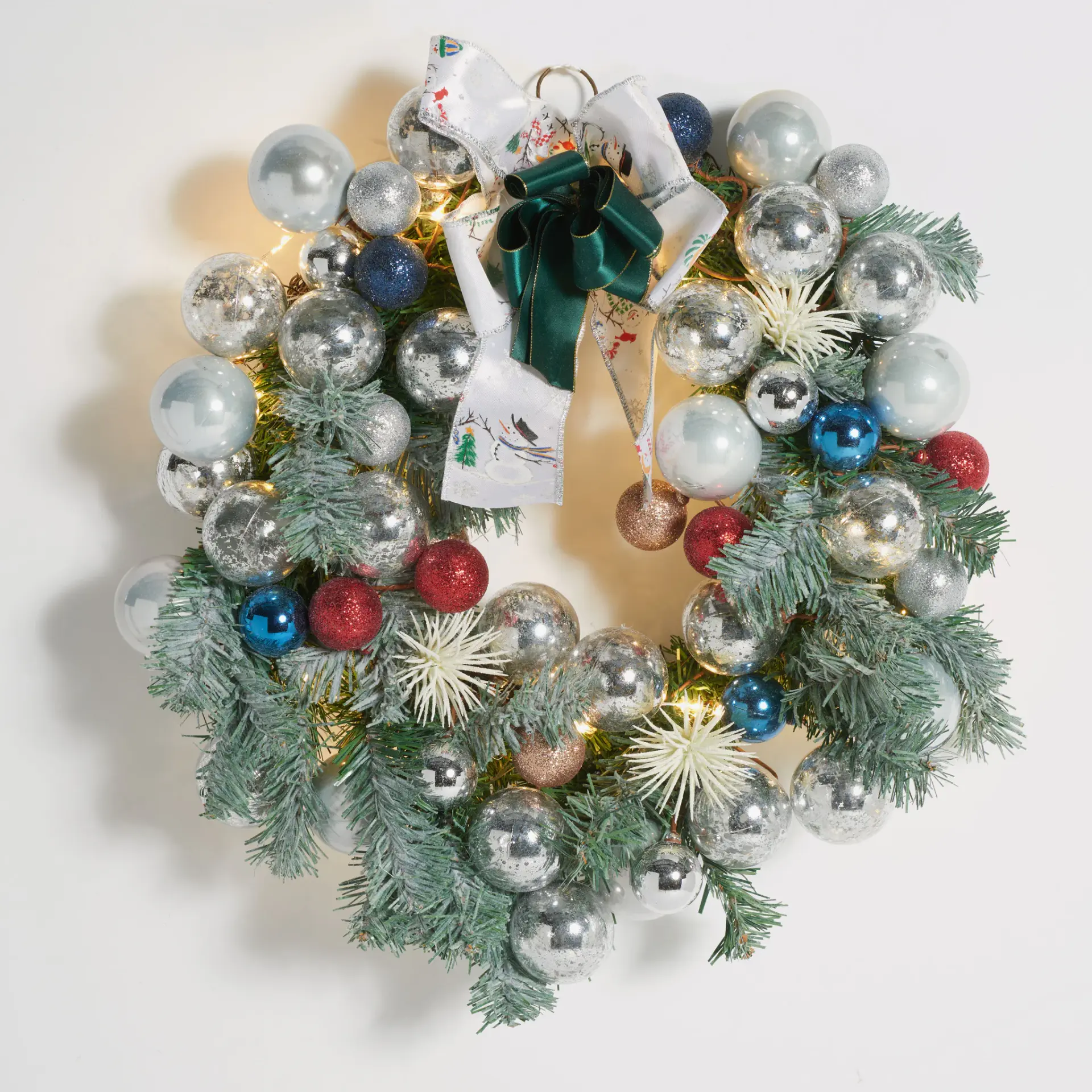 Faux 20" Pine Led Wreath