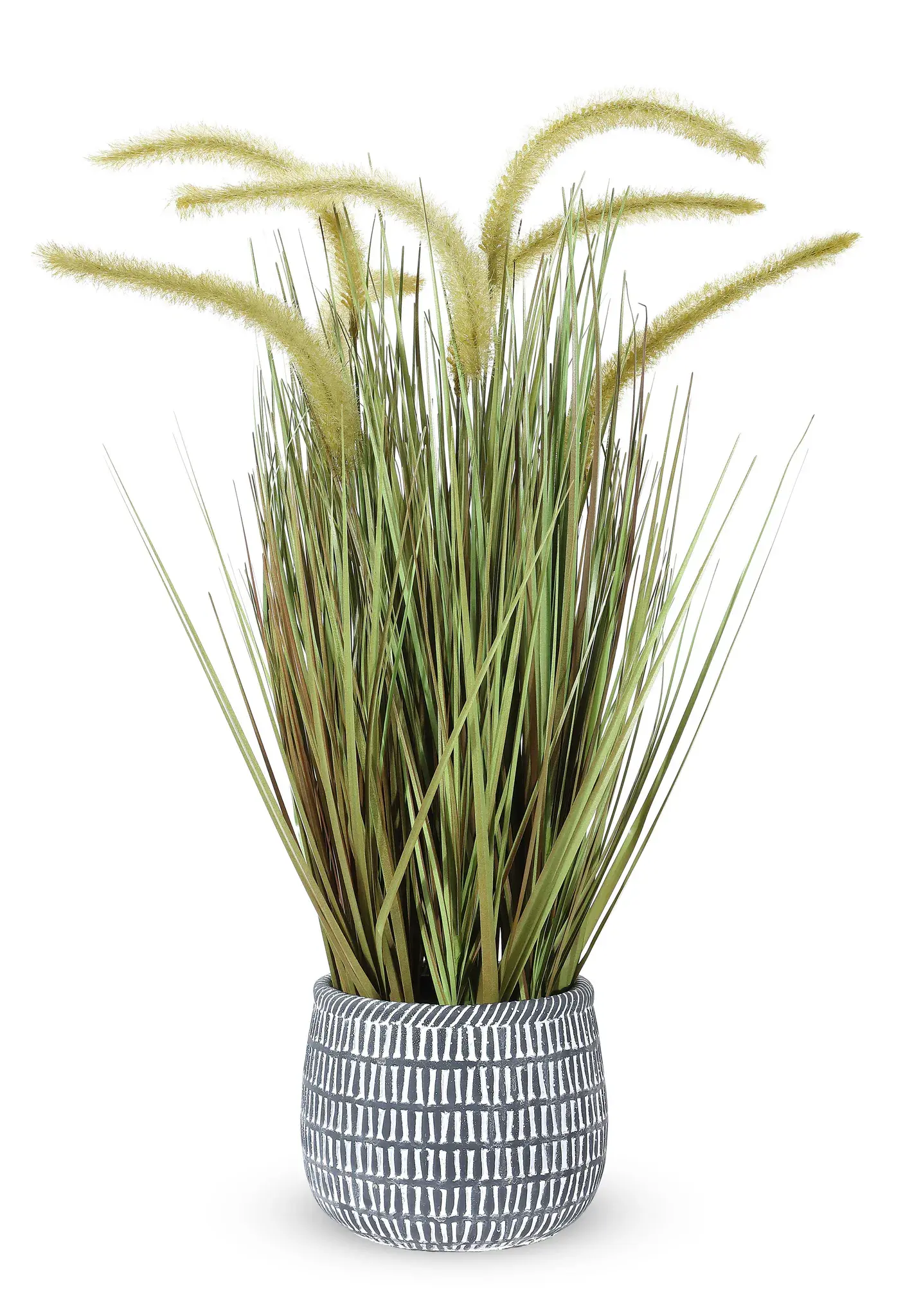 Faux 21" Potted Grass Plant