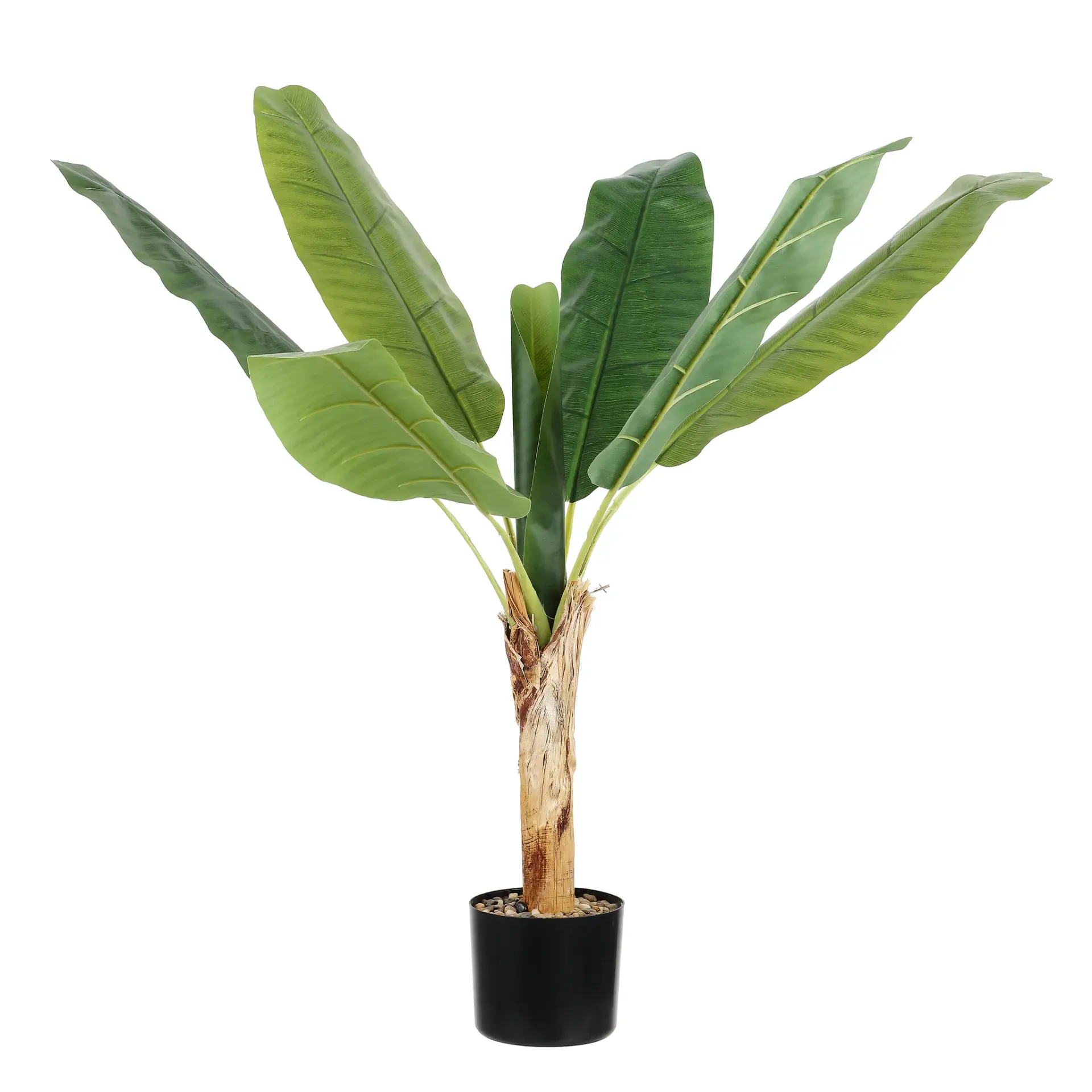 Faux 40" Potted Banana Leaf Tree