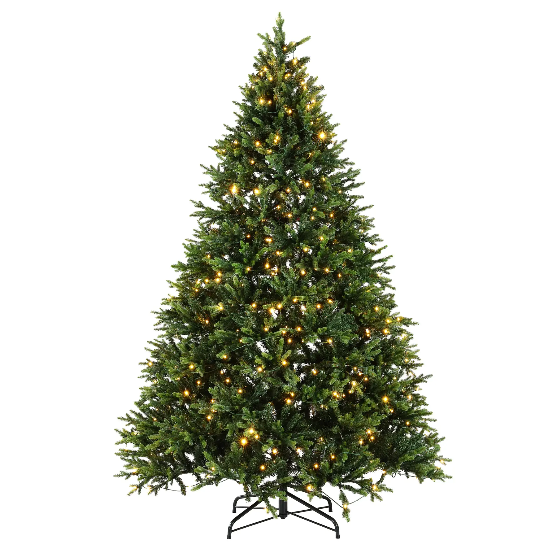 7.5-Foot Pre-Lit Artificial Christmas Tree