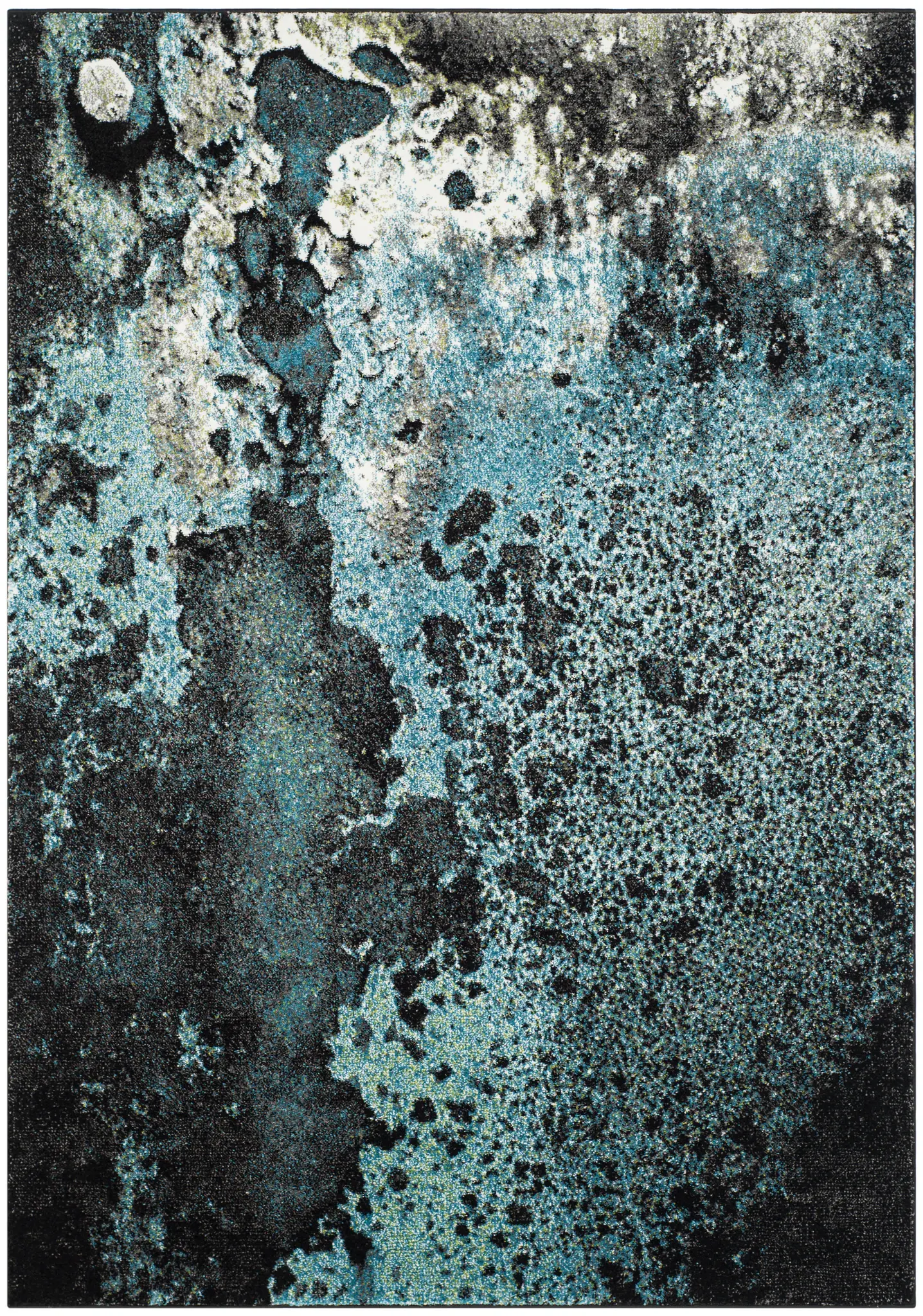 Glacier Mottled Abstract Rug