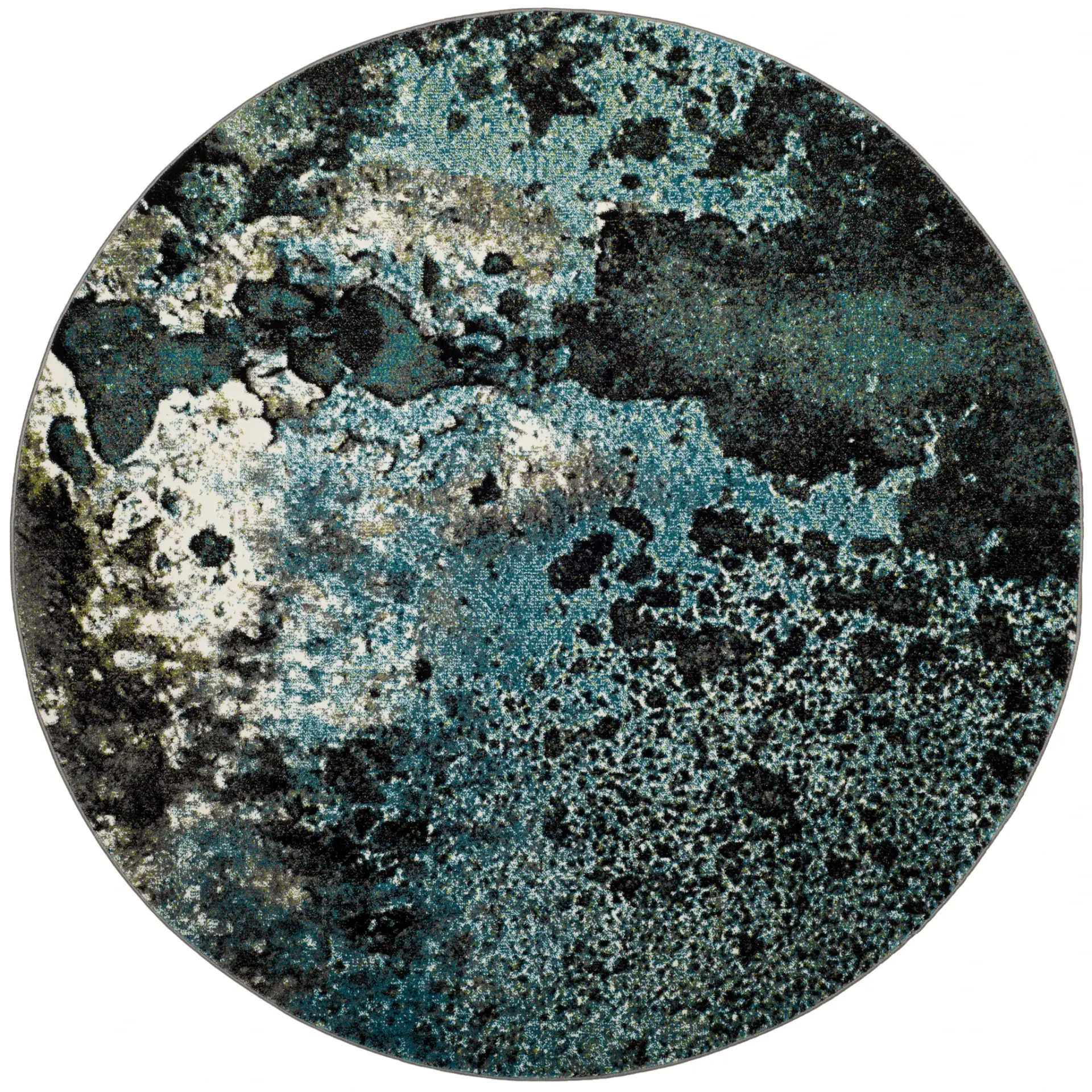Glacier Mottled Abstract Rug