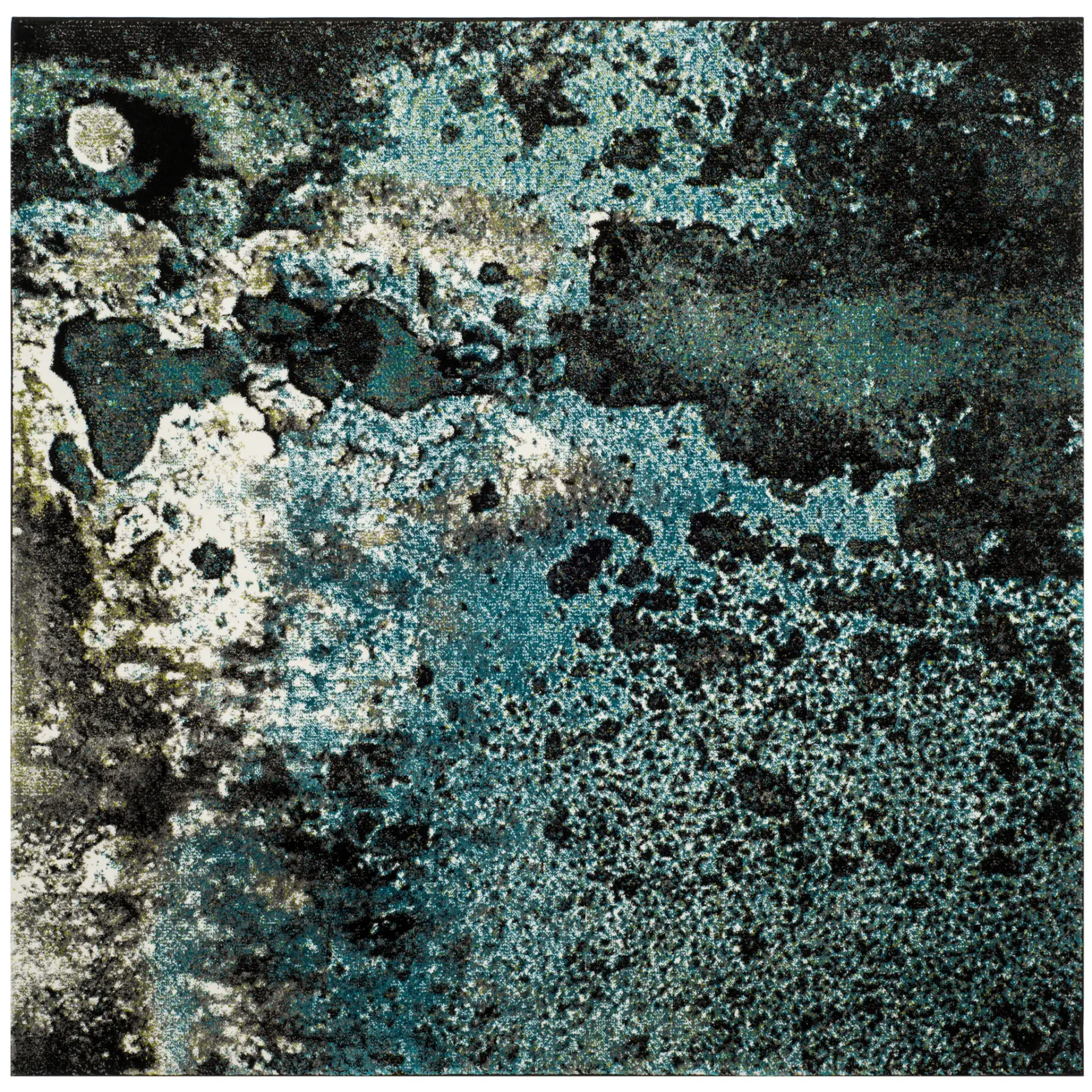 Glacier Mottled Abstract Rug