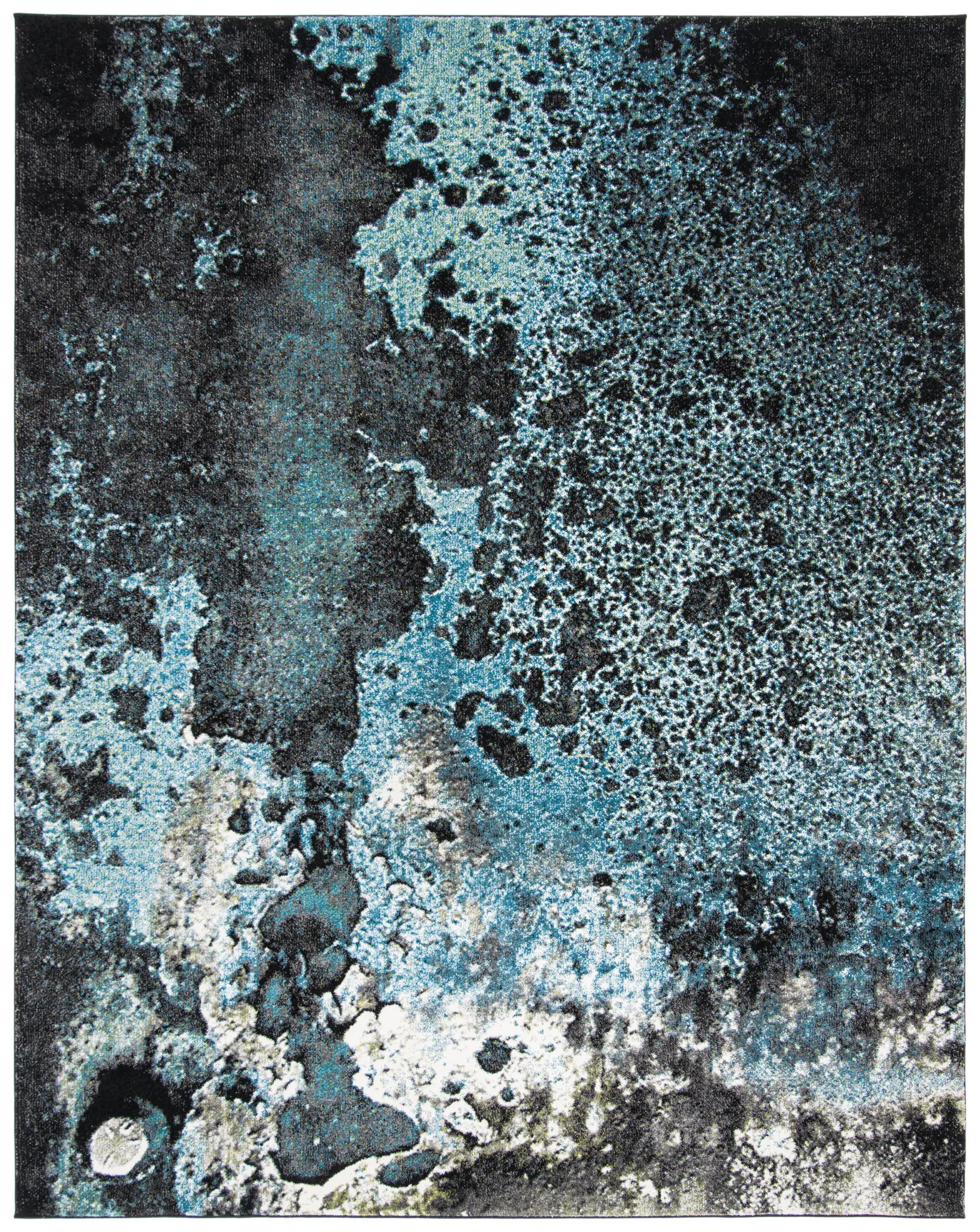 Glacier Mottled Abstract Rug