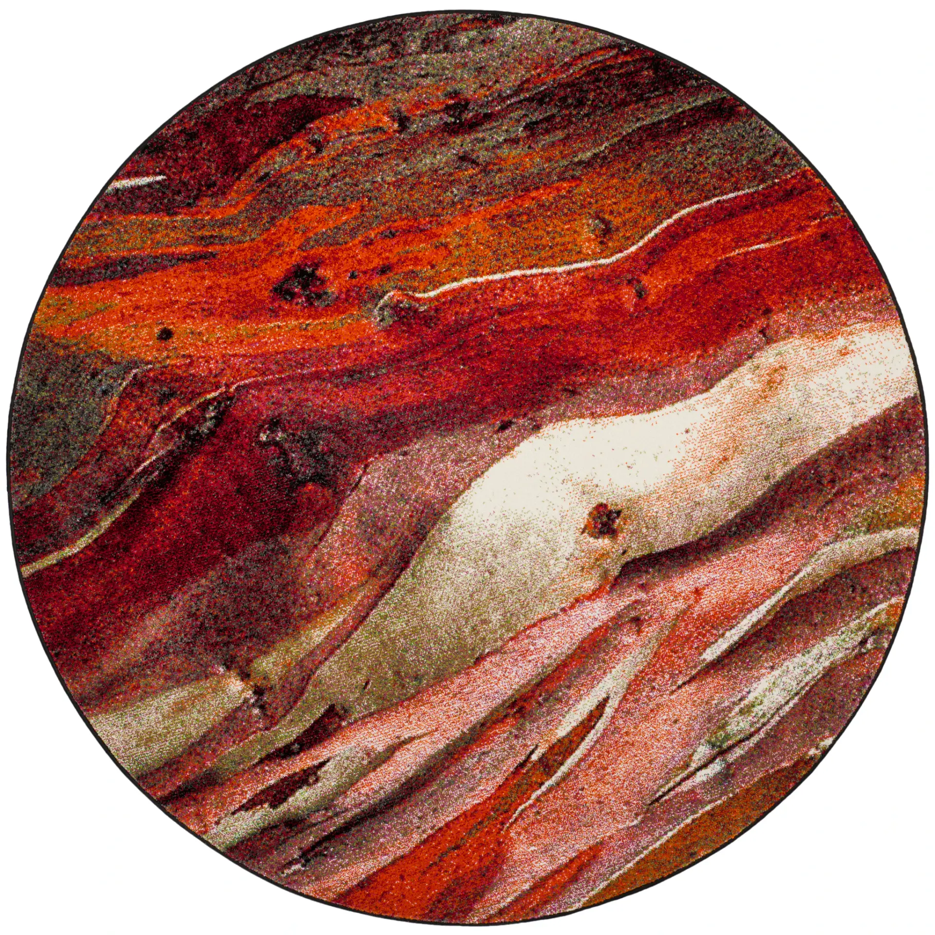 Glacier Swirling Marble Rug