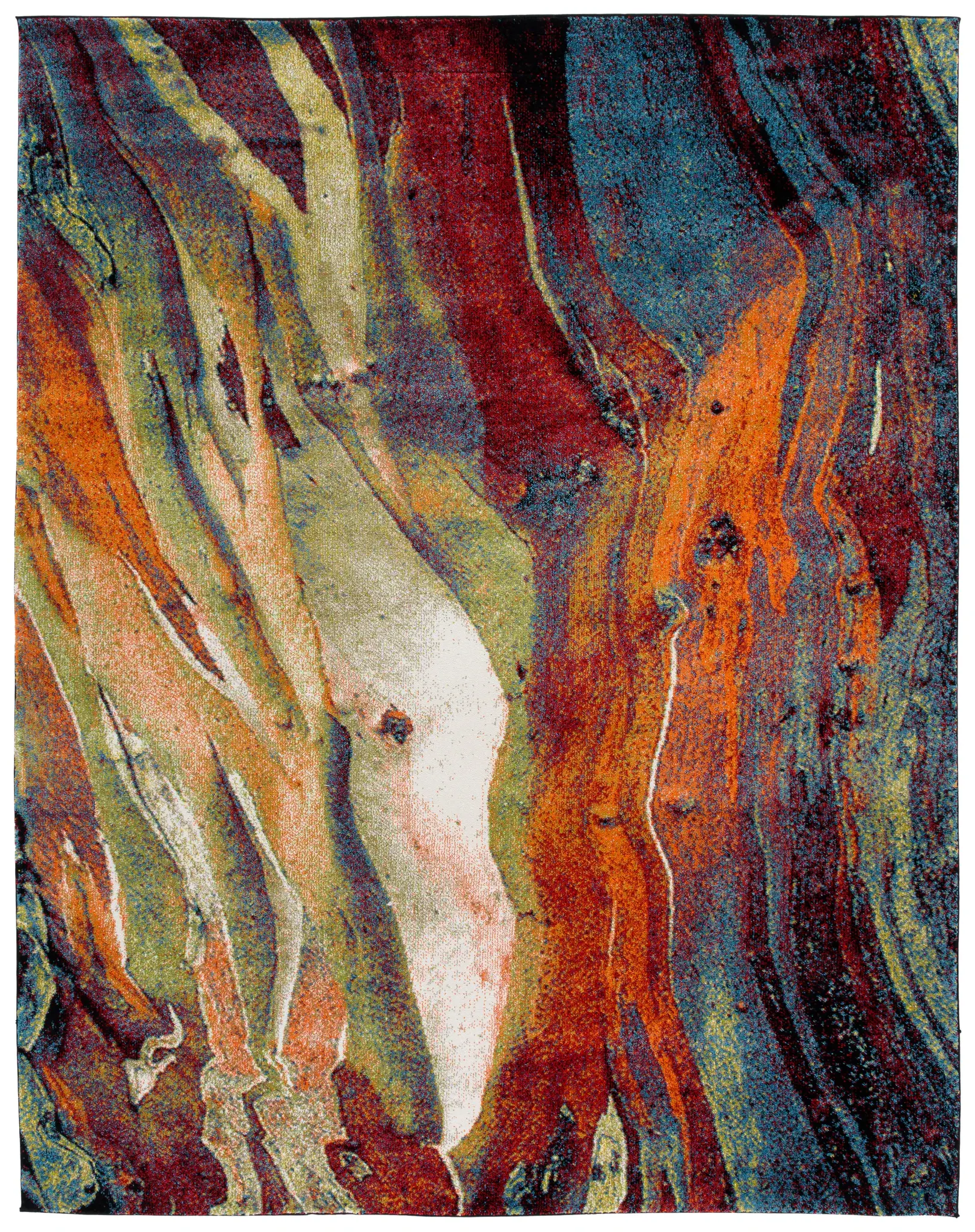 Glacier Swirling Marble Rug